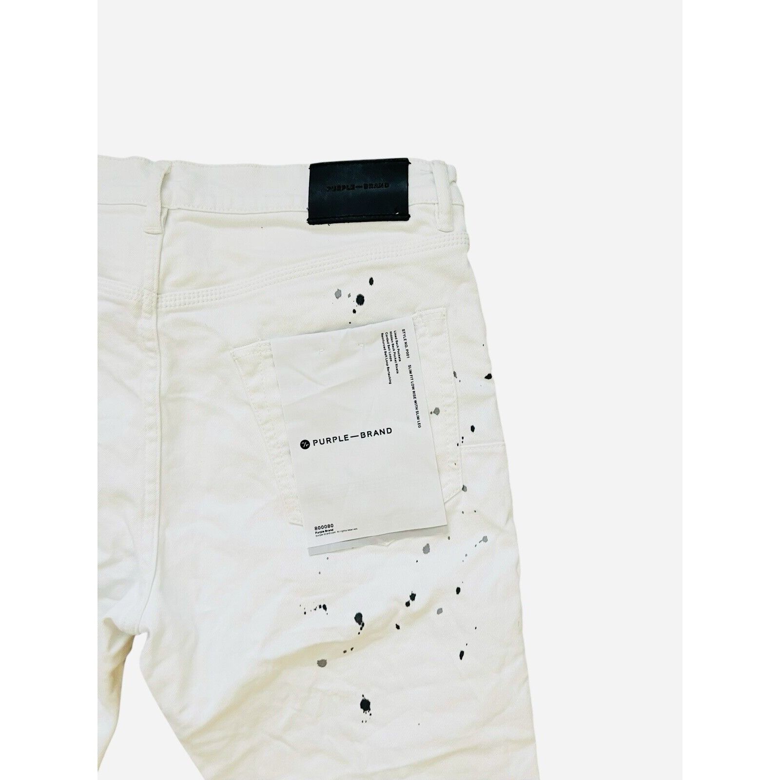 Purple × Purple Brand Purple Brand Jeans Mens Slim Fit White P001 Size 31/30 Size US 31 - 6 Thumbnail