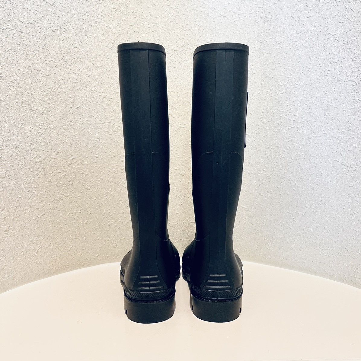 Dsquared2 DSQUARED2 Icon Tall Black Rubber Rain Boots Size 8 NEW Size US 8 / IT 38 - 8 Thumbnail