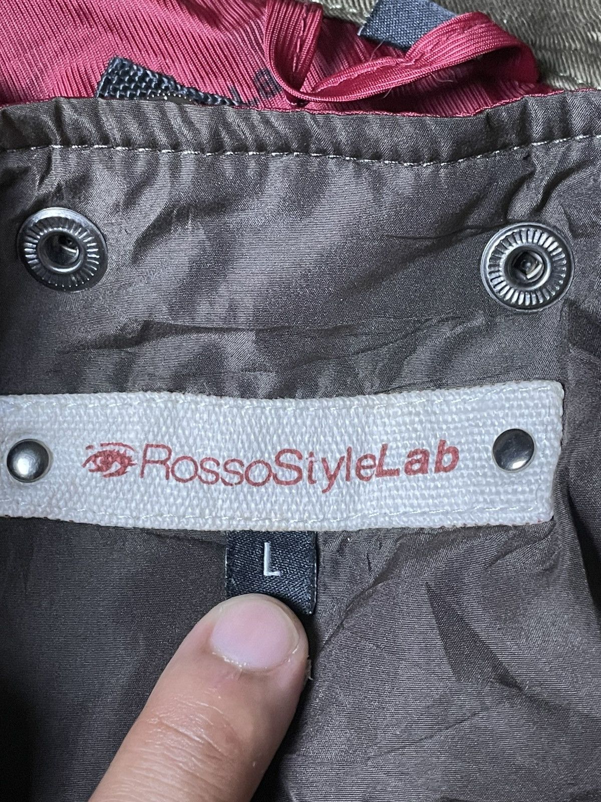 If Six Was Nine Rosso StyleLab Military Multipocket Winter Jacket (103) Size US L / EU 52-54 / 3 - 8 Thumbnail