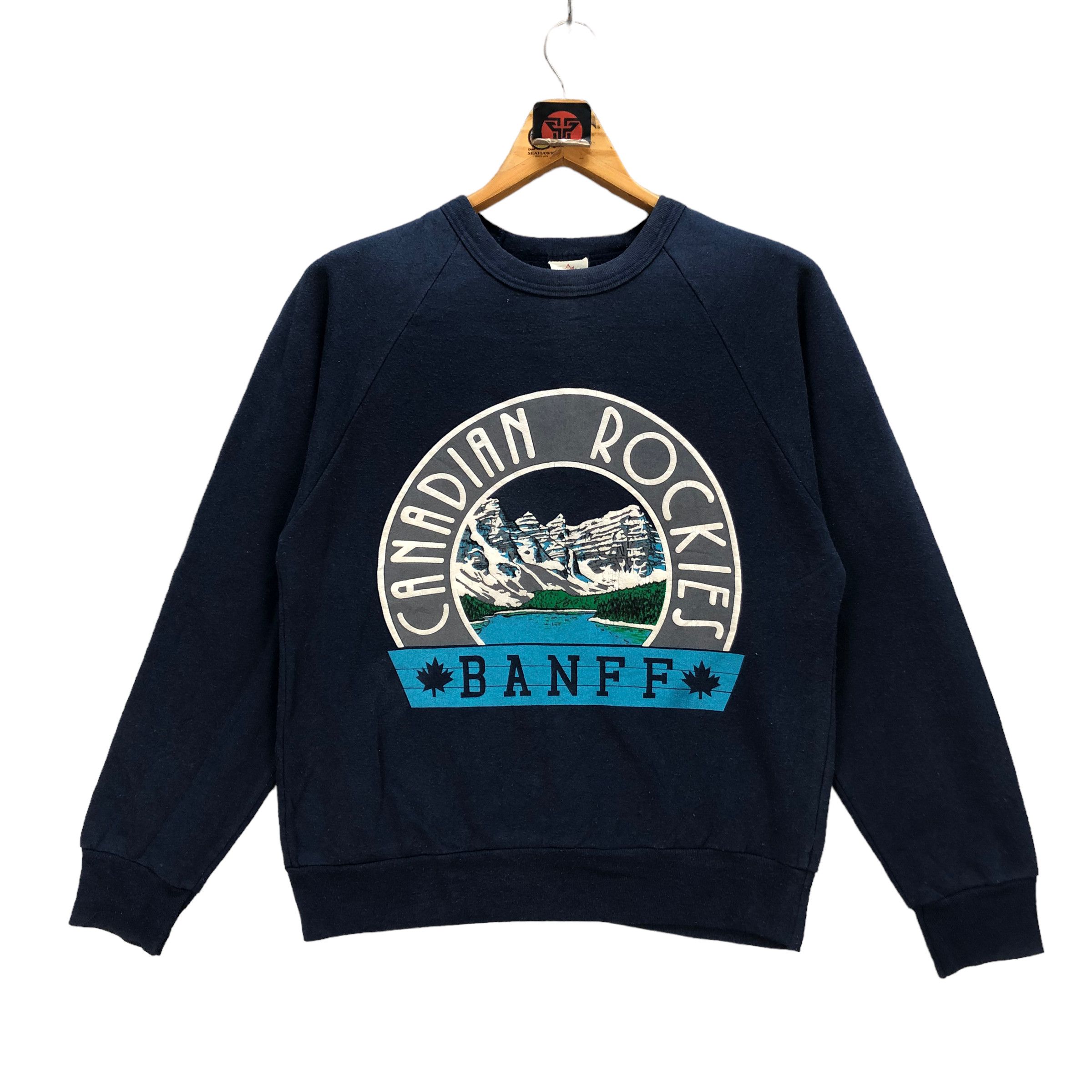 Vintage CANADIAN ROCKIES BANFF BIG LOGO SWEATSHIRTS #7402-143 Size US M / EU 48-50 / 2 - 1 Thumbnail