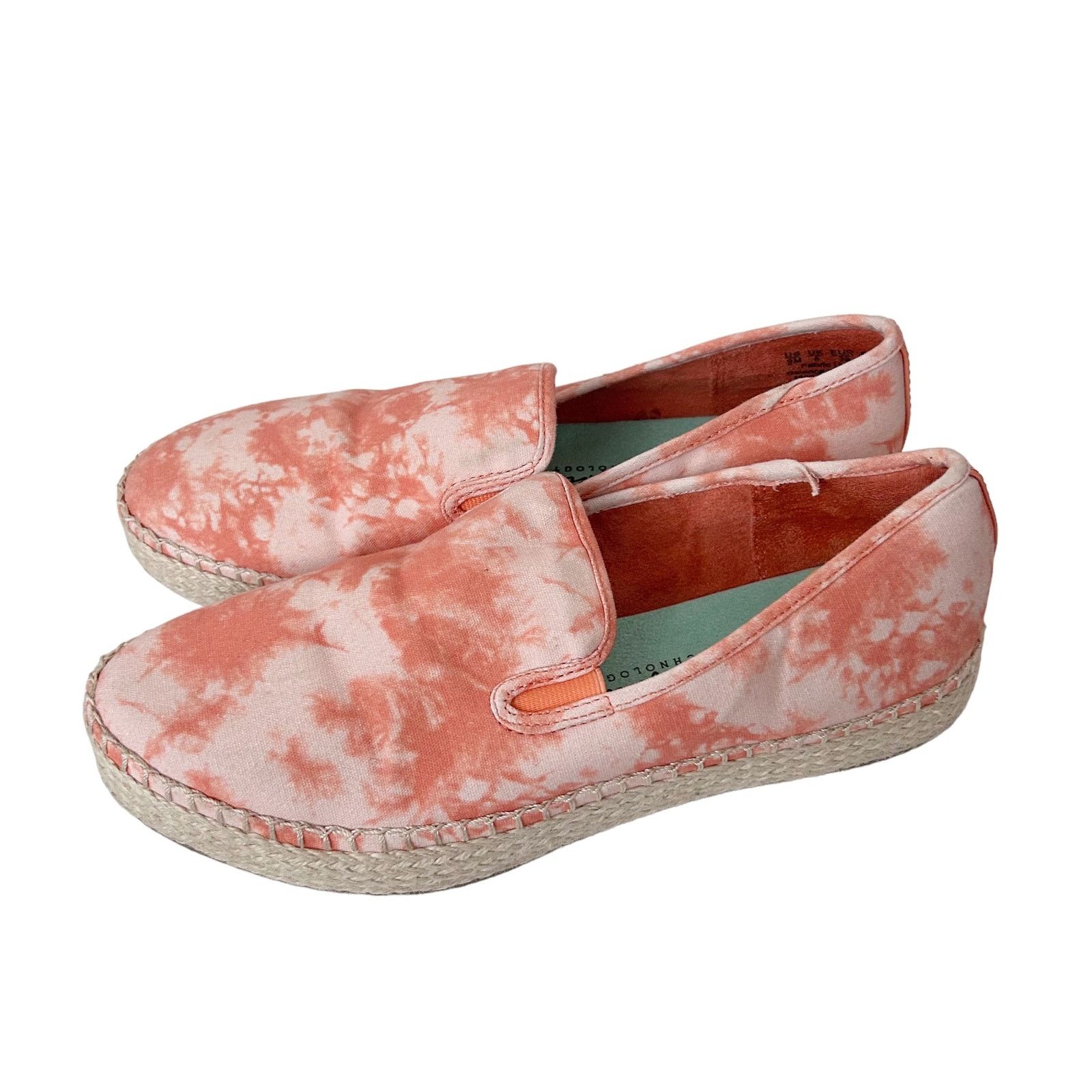 Other Dr. Scholls Orange Tie Dye Espadrille Slip On Shoes Sz 9 Size US 9 / IT 39 - 3 Thumbnail
