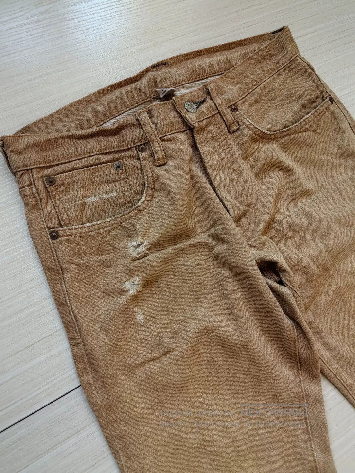 RRL Ralph Lauren RRL Vintage Denim Trouser Boots Pants. Size US 30 / EU 46 - 5 Thumbnail