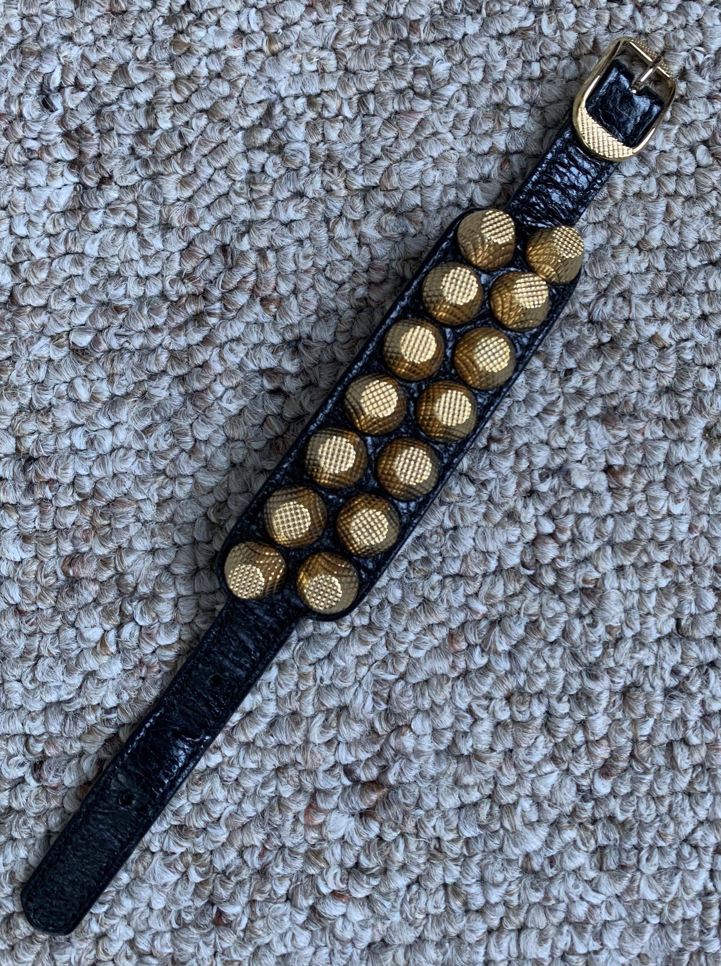 Balenciaga Balenciaga Arena Leather Studded Bracelet Size ONE SIZE - 1 Thumbnail
