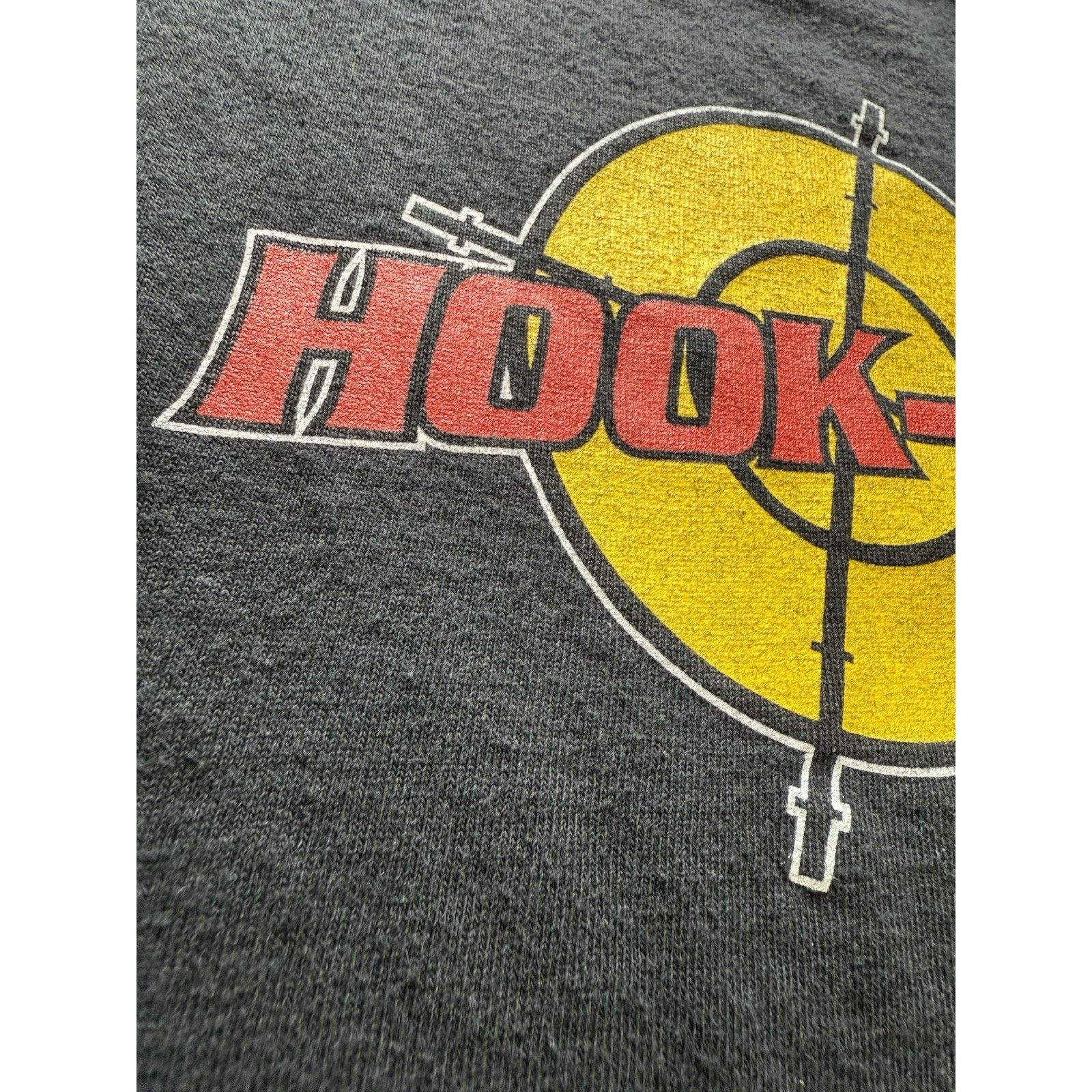 Hook-Ups Vintage Hook-Ups Target Logo Black TShirt Size S 100% Cotton Size US S / EU 44-46 / 1 - 3 Thumbnail