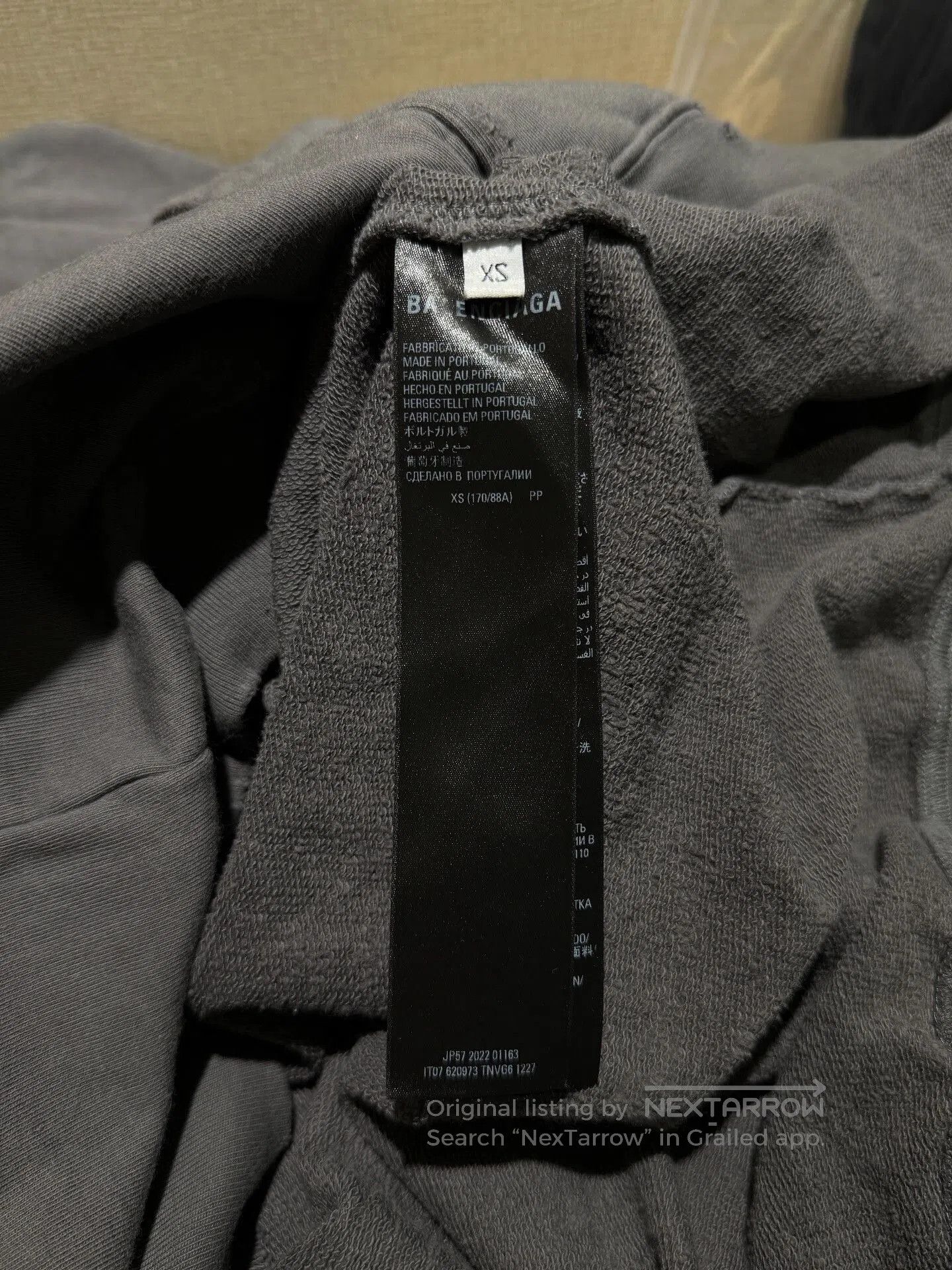 Balenciaga Balenciaga FW22 Distressed Coke Hoodie. Size US XS / EU 42 / 0 - 5 Thumbnail