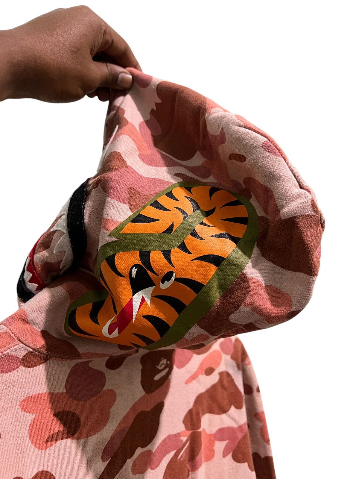 Bape BAPE WGM Camo Shark Full Zip Hoodie Size S / US 4 / IT 40 - 5 Thumbnail