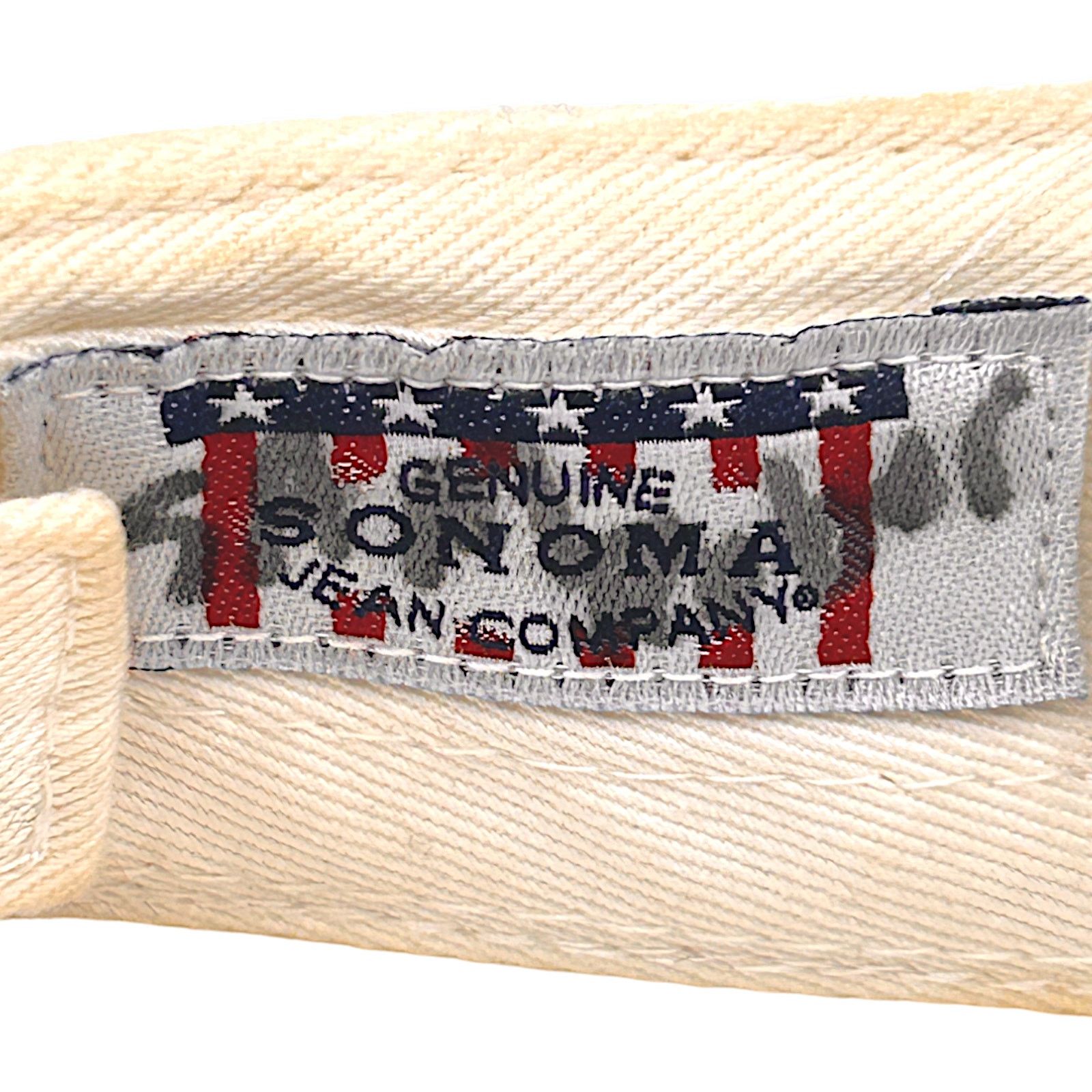 Sonoma Genuine Sonoma Jean Company USA Adjustable White Visor Size ONE SIZE - 5 Thumbnail