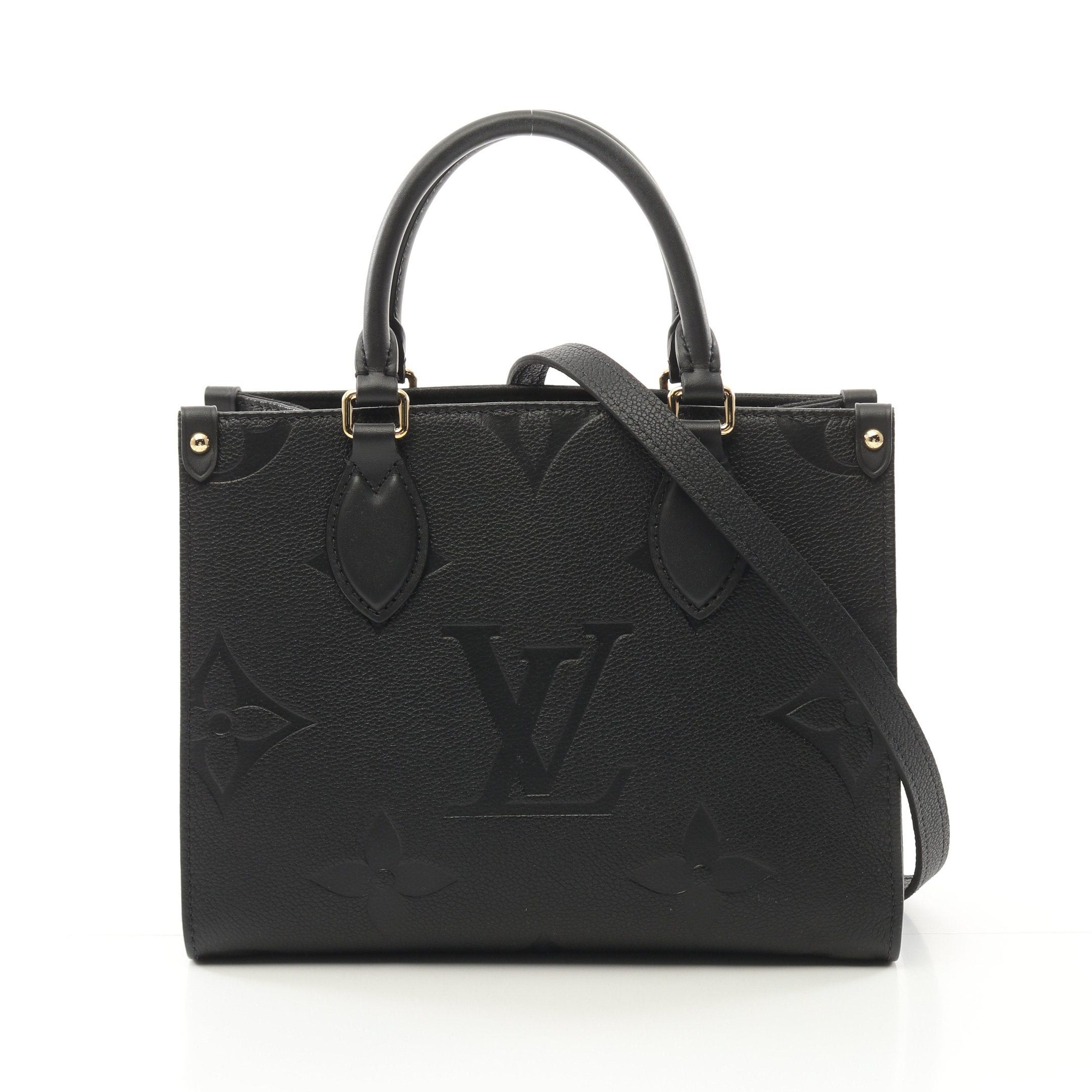 Louis Vuitton Louis Vuitton On-The-Go Pm Monogram Empreinte Noir Handbag Leather Black Size ONE SIZE - 1 Thumbnail