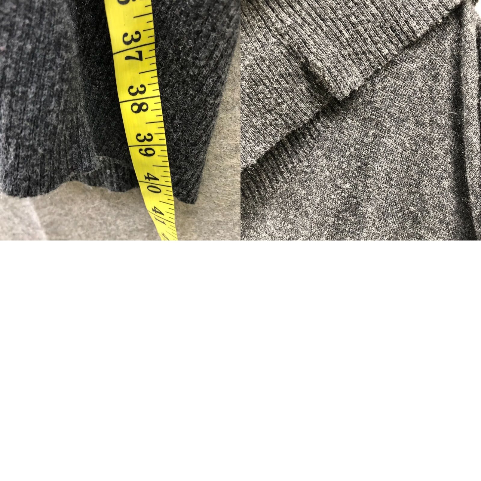 Banana Republic Banana Republic Luxury Cashmere Blend Tunic Sweater Womens L Gray Cowl Dolman Size L / US 10 / IT 46 - 8 Thumbnail