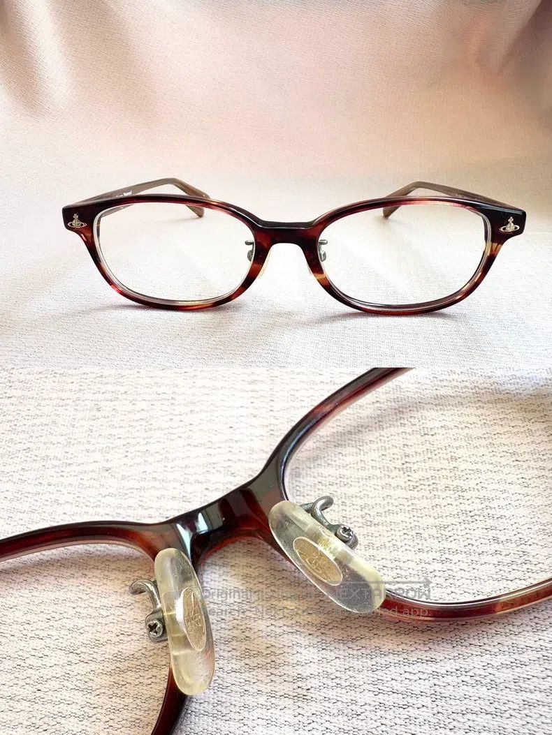 Vivienne Westwood Vivienne Westwood Y2K Saturn Tortoise Bookworm Vintage Gla Size ONE SIZE - 8 Thumbnail