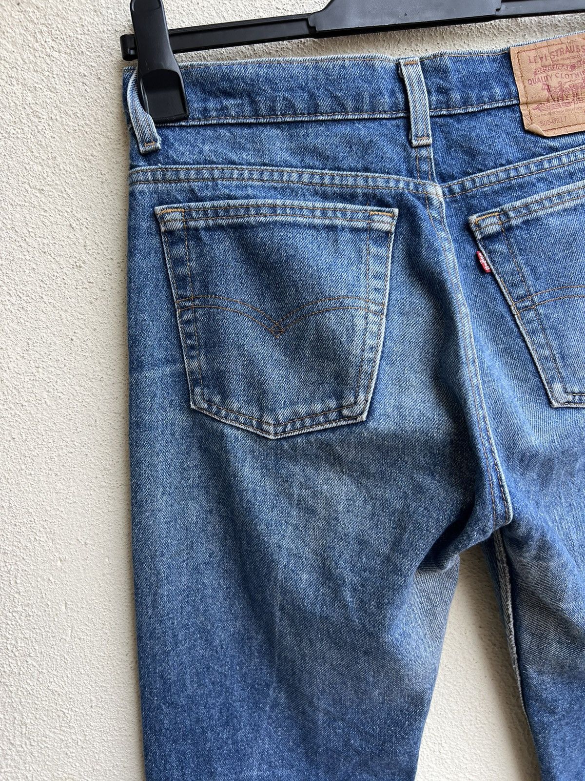 Levi's Vintage 90s Levi’s 505 Faded Blue Denim Jeans 30x31.5 Size US 30 / EU 46 - 16 Thumbnail