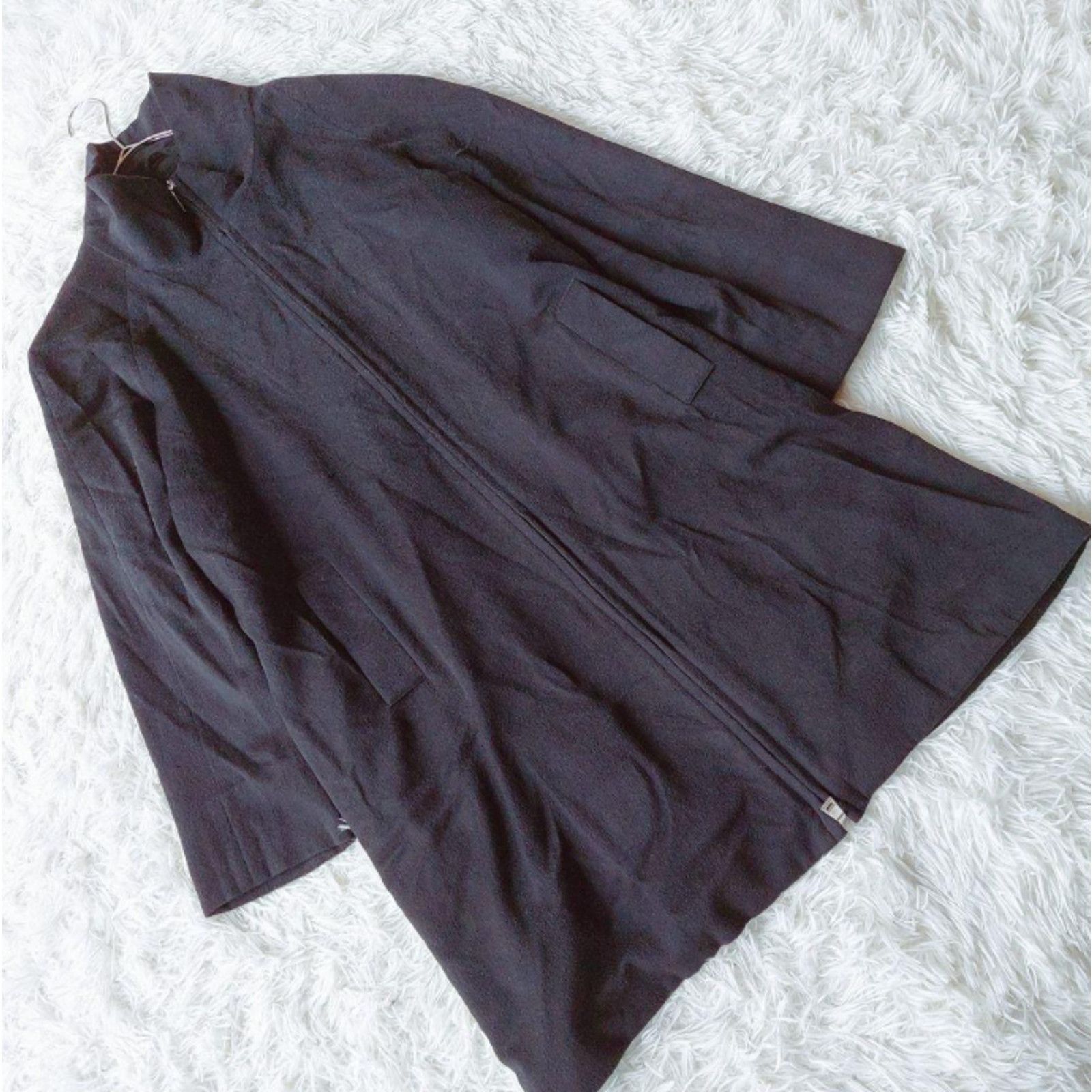 Valstar Valstar Navy Blue Cashmere Coat Double Zip Size 48 Medium Size US M / EU 48-50 / 2 - 1 Thumbnail