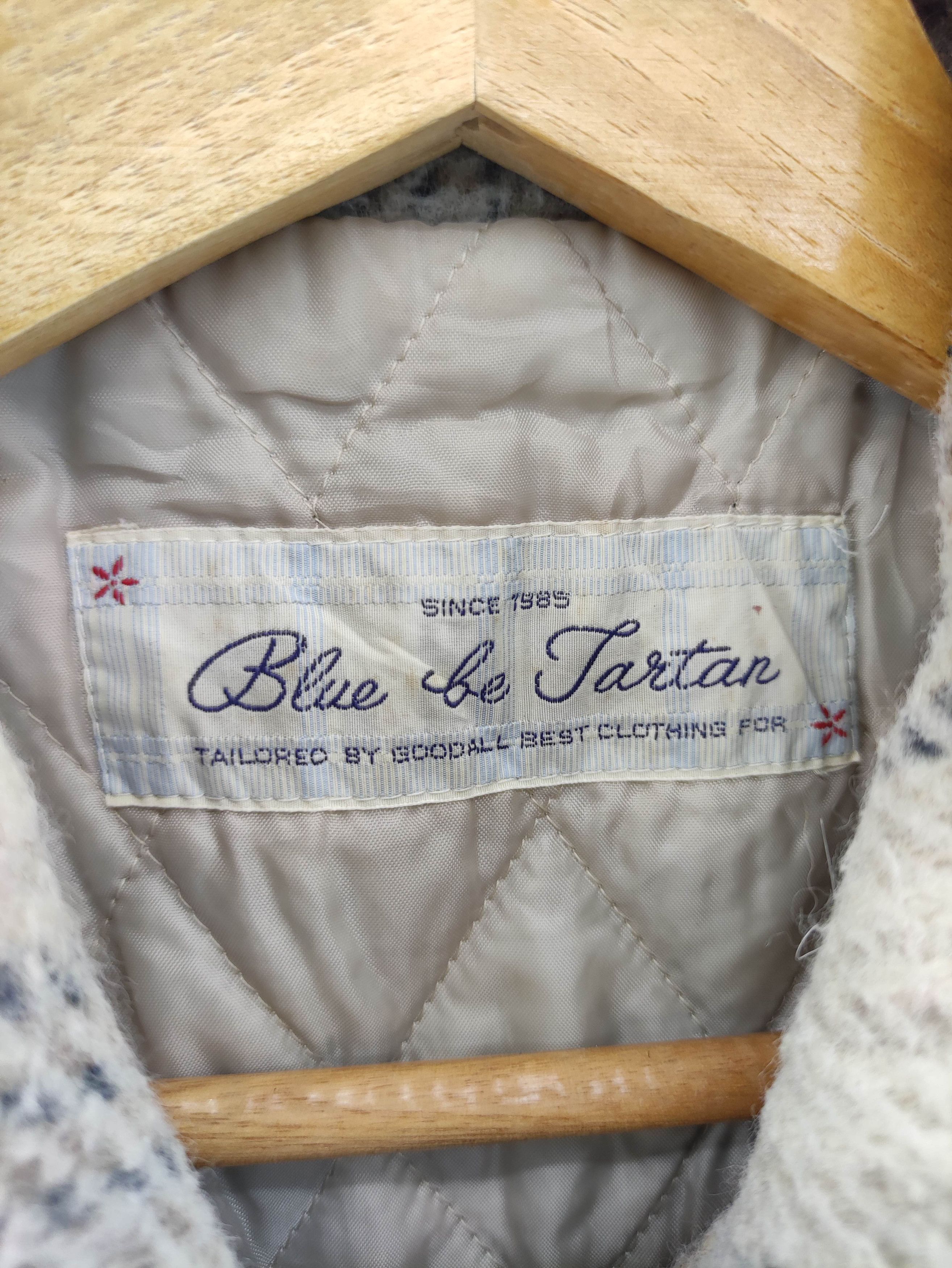 Japanese Brand Vintage Blue Le Tartan Wool Jacket Size US M / EU 48-50 / 2 - 2 Thumbnail