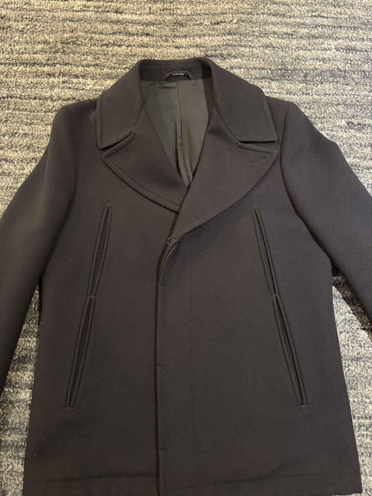 Maison Margiela Vintage Maison Margiela Navy Peacoat Made in Italy Size 52 Size US L / EU 52-54 / 3 - 1 Thumbnail