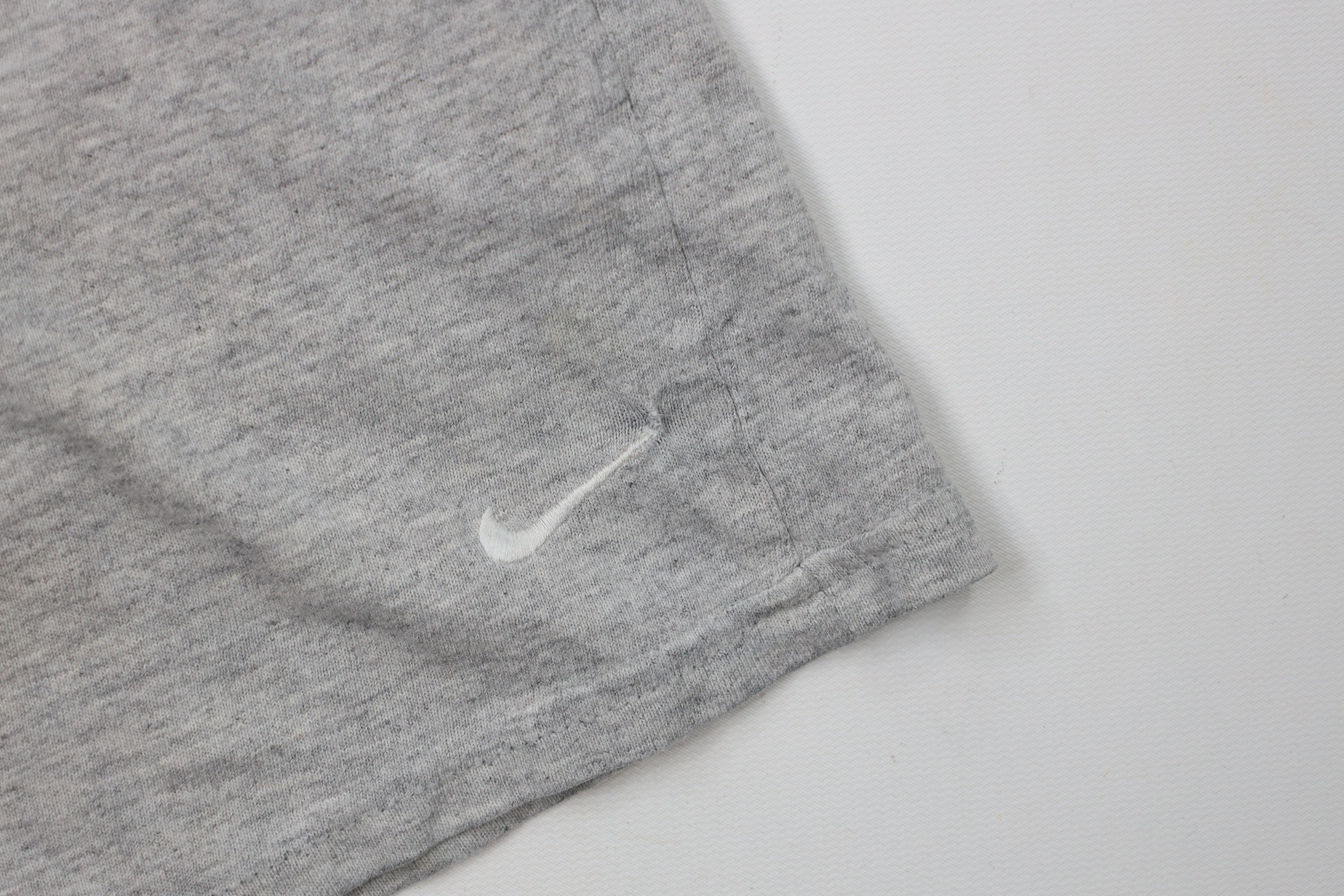 Nike × Vintage Vintage 90s Nike Travis Scott Mini Swoosh Shorts Gray USA Size US 32 / EU 48 - 5 Thumbnail