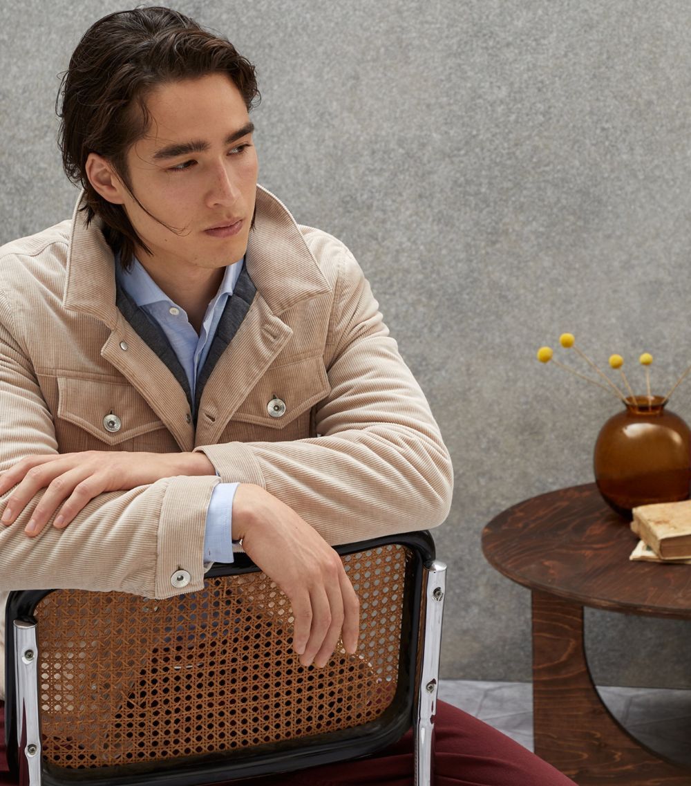 Brunello Cucinelli 0924 Goose Padded Jacket in Light Beige Size US XS / EU 42 / 0 - 2 Thumbnail