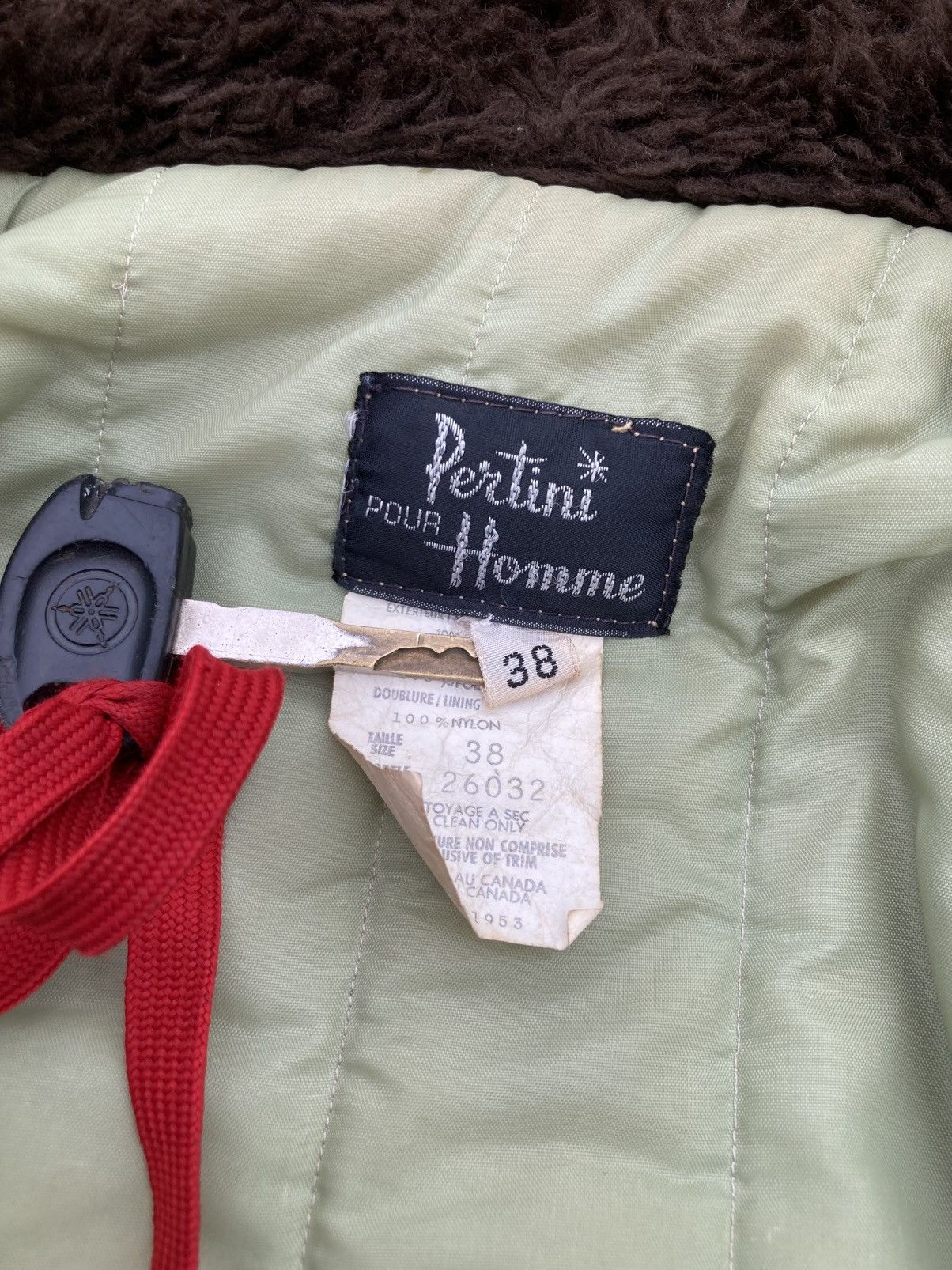 Vintage 80’s Pertini Faux Fur Hood Zipper Gimmick Bondage Jacket Size US L / EU 52-54 / 3 - 16 Thumbnail
