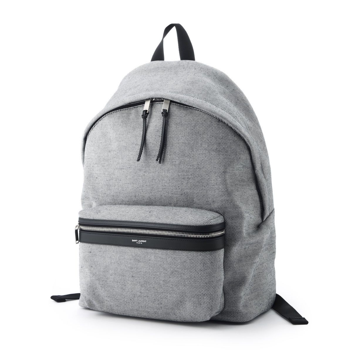 image of YVES Saint Laurent Backpack Gray in Black, Women's
