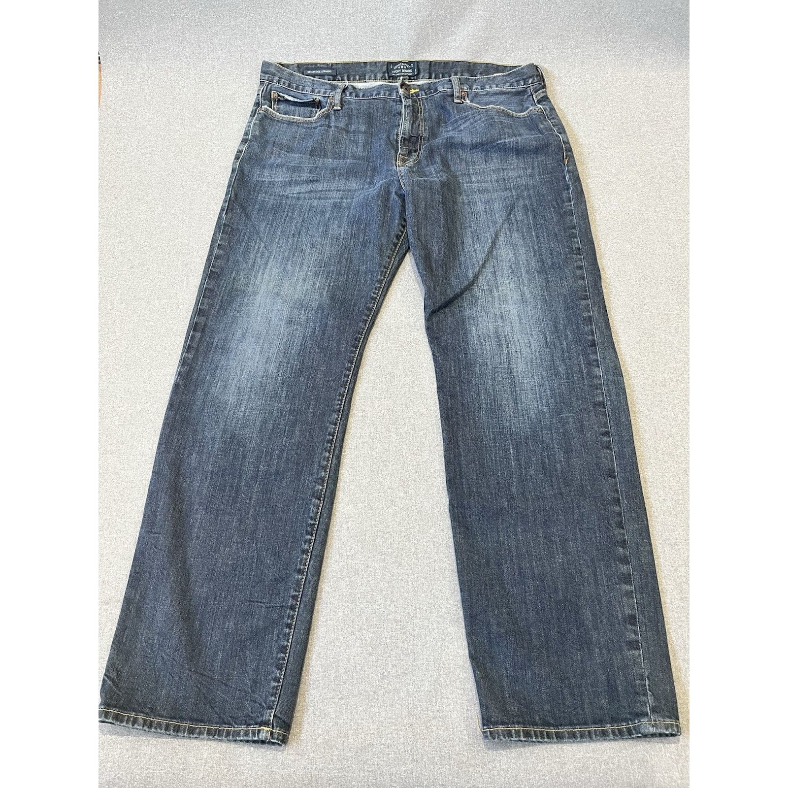 Lucky Brand Lucky Brand Jeans Men 40x32 Blue Medium Wash Cotton Stretch Size US 40 / EU 56 - 1 Thumbnail