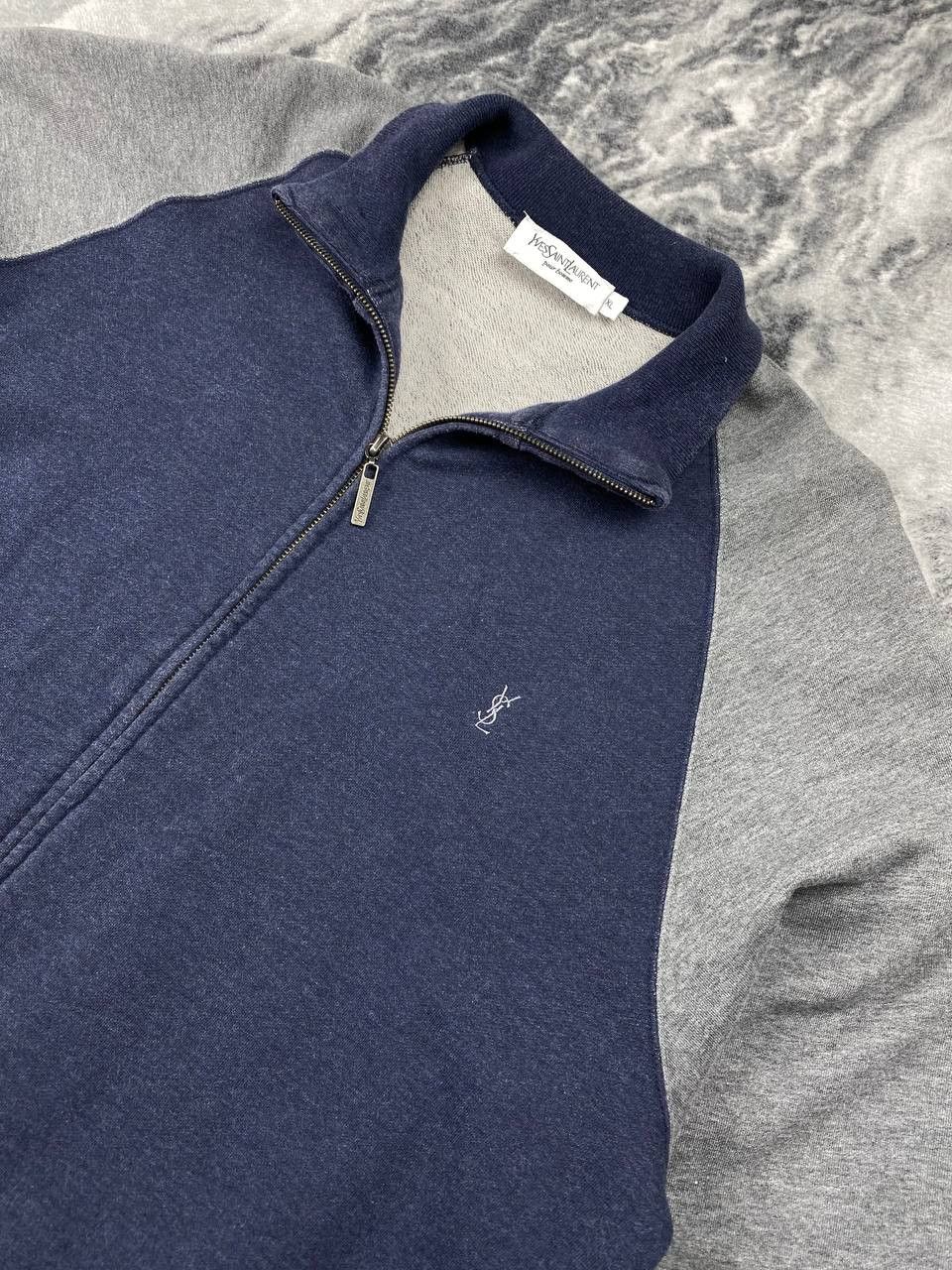 Yves Saint Laurent Yves Saint Laurent Sweatshirt Zip Up Jacket YSL 90s Men Size US XL / EU 56 / 4 - 7 Thumbnail