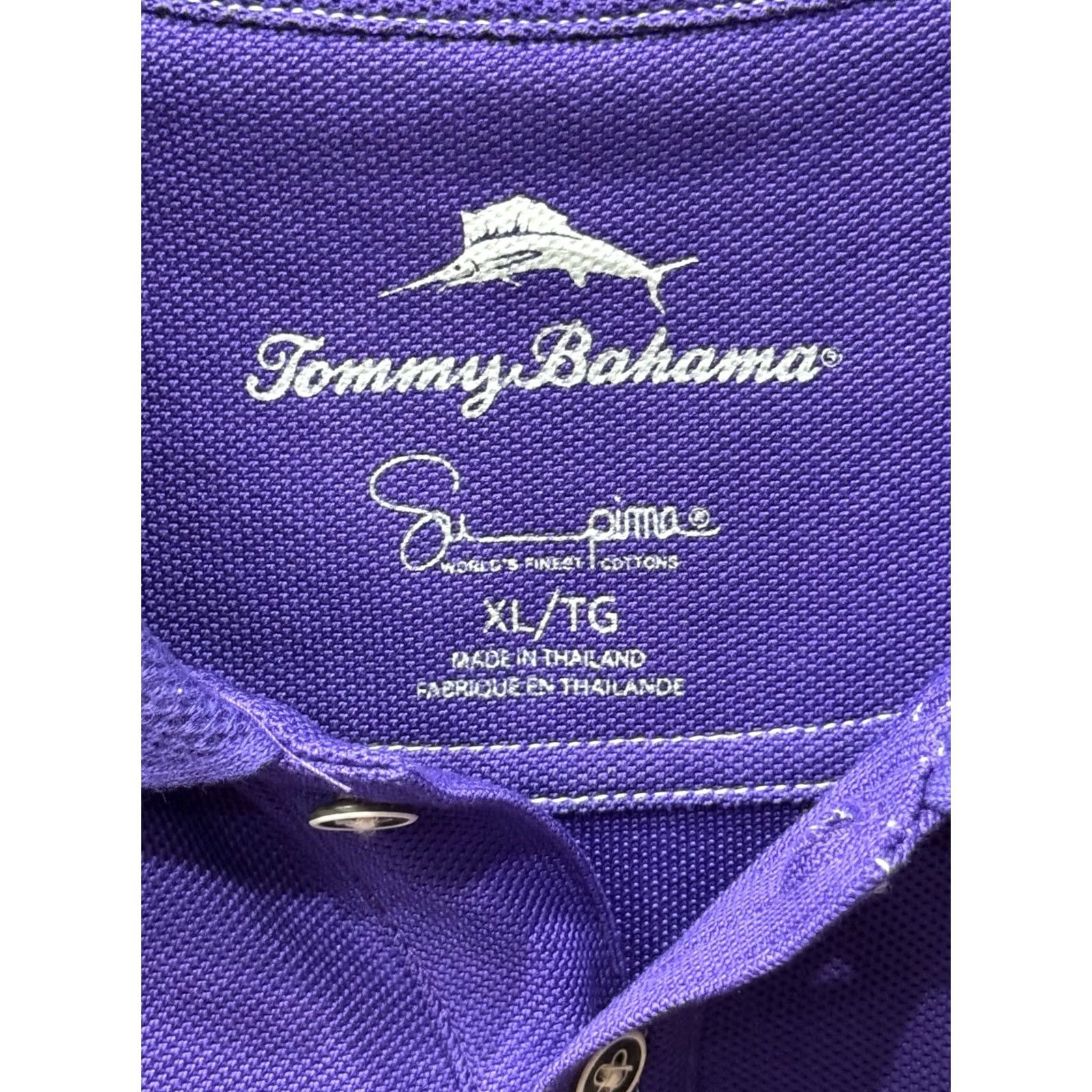 Tommy Bahama Tommy Bahama Polo Shirt XL Men's Purple POLO SHIRT Multicolor Long Sleeve Polo Shirt Mens XL Purple Size US XL / EU 56 / 4 - 6 Thumbnail