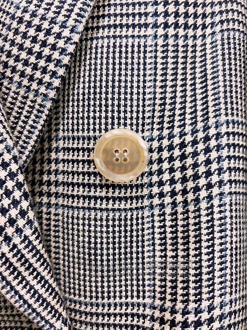 Brunello Cucinelli Brunello Cucinelli Plaid Linen Blazer Size XS / US 0-2 / IT 36-38 - 3 Thumbnail
