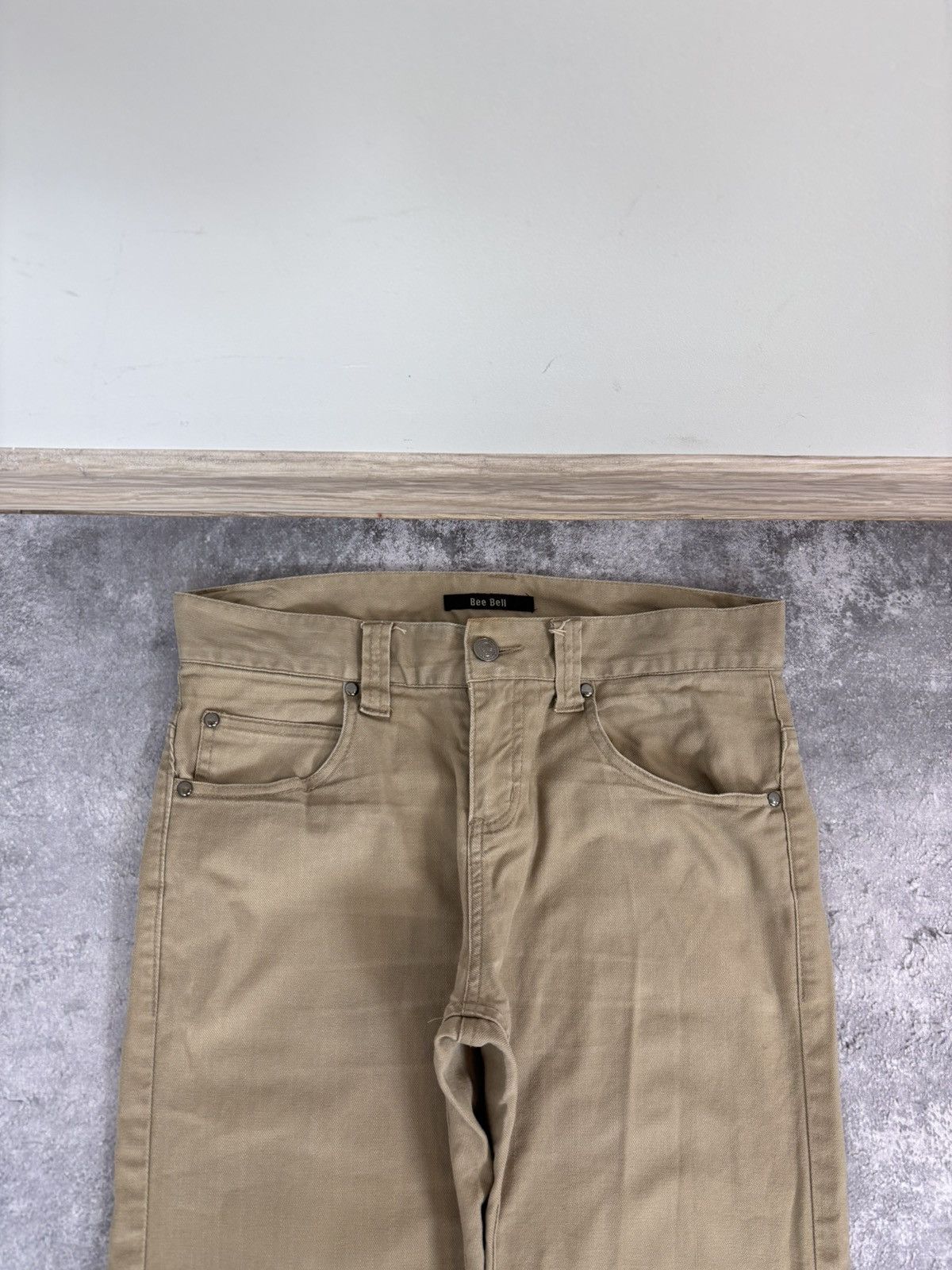 Japanese Brand Bee Bell Y2K Japanese Men’s Buckle Back Pants Jeans Size US 30 / EU 46 - 13 Thumbnail