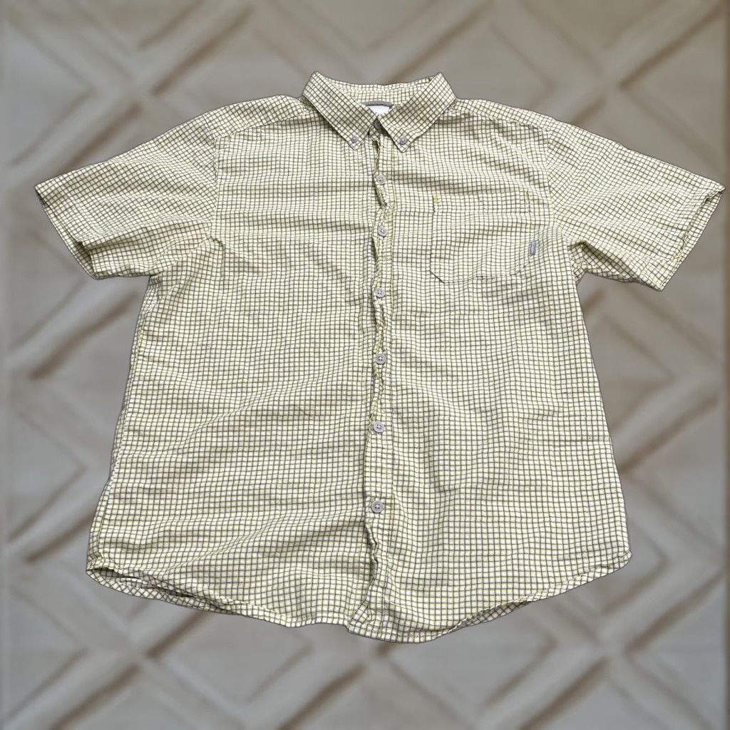 Vintage Columbia Rapid Rivers Button-Up Shirt Mens Medium Yellow Plaid Outdoor Casual Shirt Size US M / EU 48-50 / 2 - 1 Thumbnail