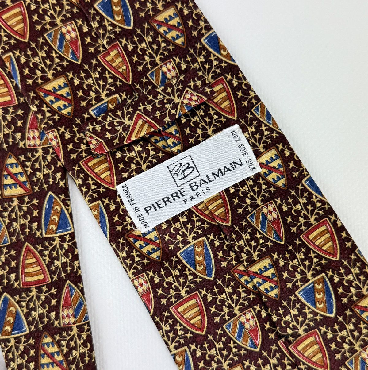 Pierre Balmain Pierre Balmain Paris 100% silk Tie Necktie for Top Luxury Size ONE SIZE - 8 Thumbnail