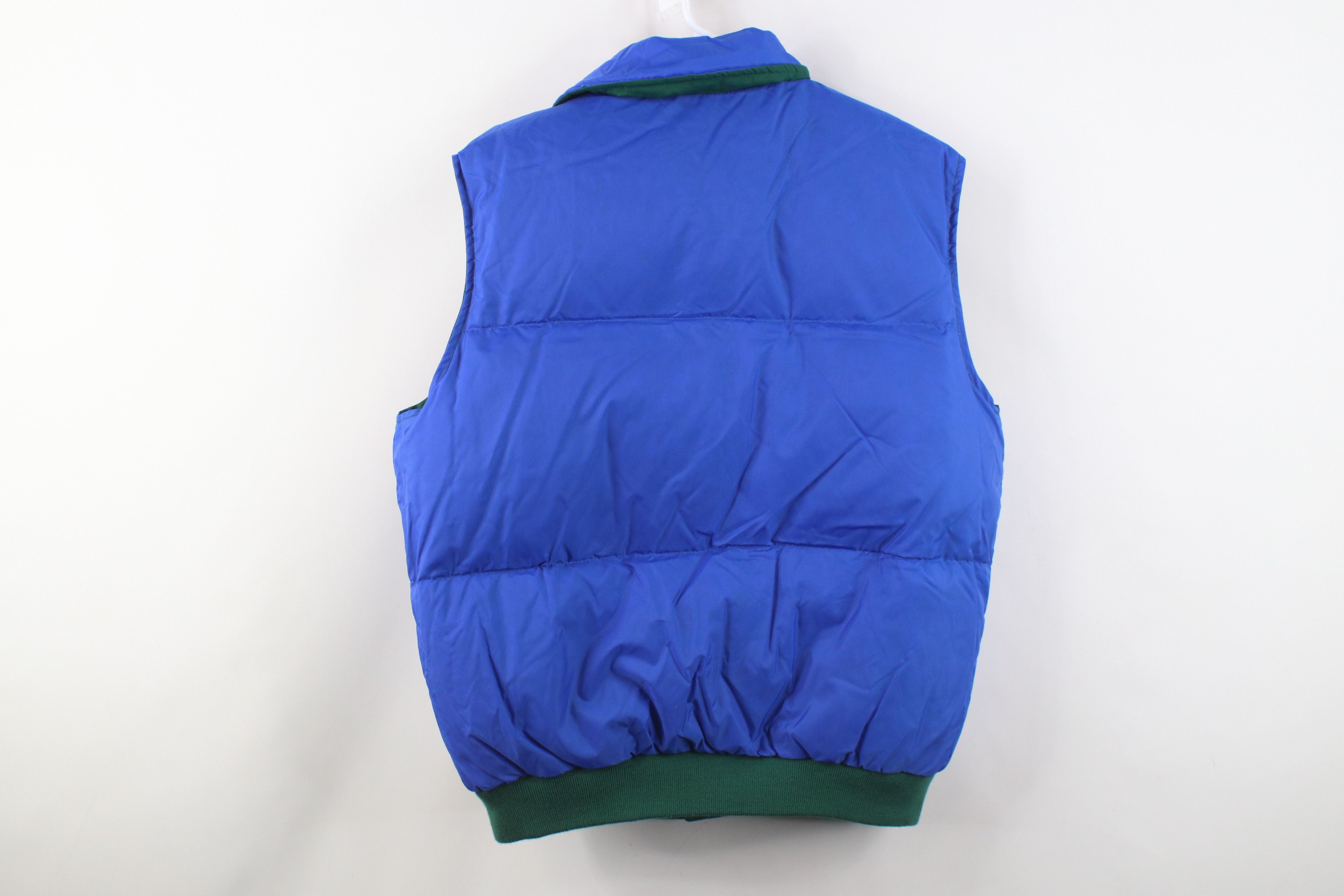 Vintage Vintage 70s Streetwear Reversible Down Puffer Vest Jacket Size US L / EU 52-54 / 3 - 13 Thumbnail