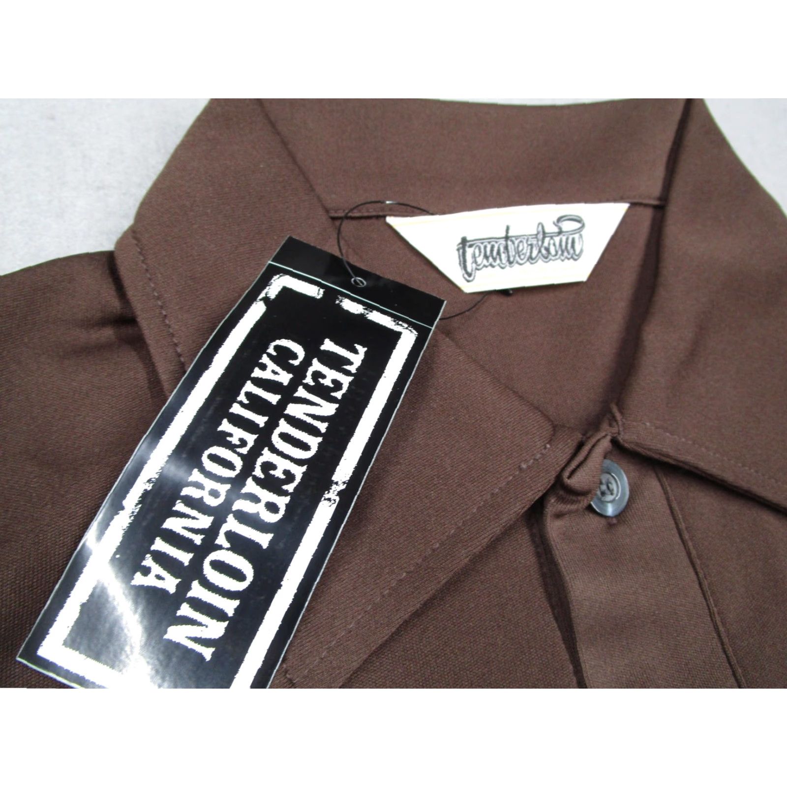 Tenderloin VINTAGE Tenderloin Polo Shirt Mens M Brown Poly Pocket Embroidered Made Japan Size US M / EU 48-50 / 2 - 2 Thumbnail