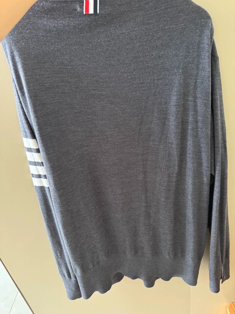 Thom Browne Thom Browne size5 Gray wool sweater Size US XXL / EU 58 / 5 - 2 Thumbnail