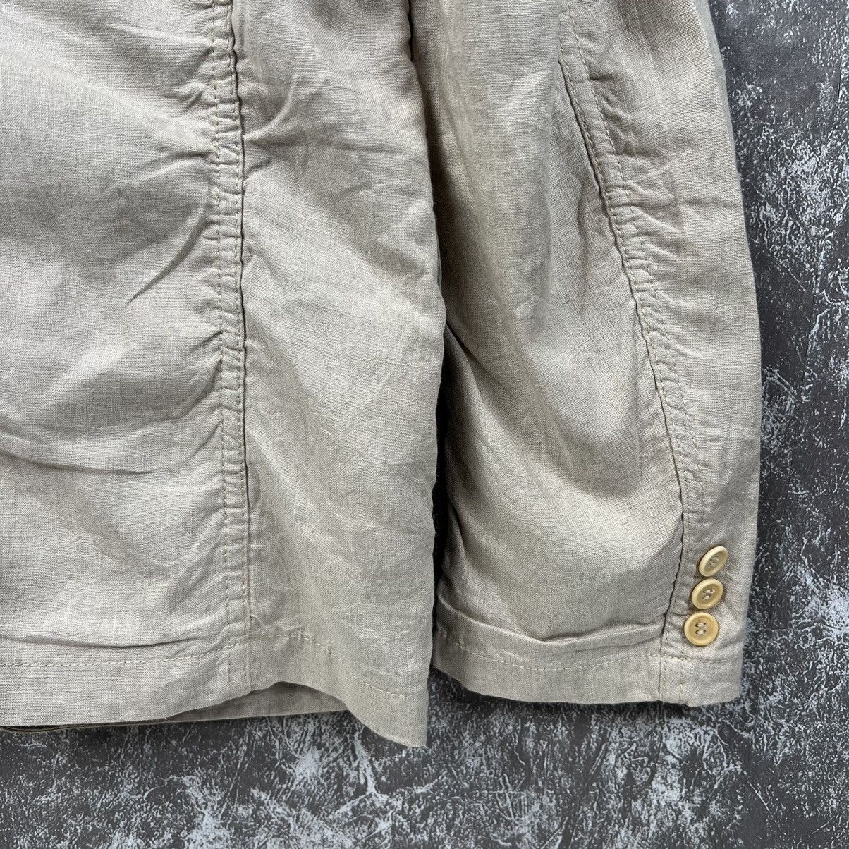 Comme des Garcons Homme Plus Comme des Garçons Homme Linen Blazer - Beige, Japan 🇯🇵 Size 42S - 8 Thumbnail