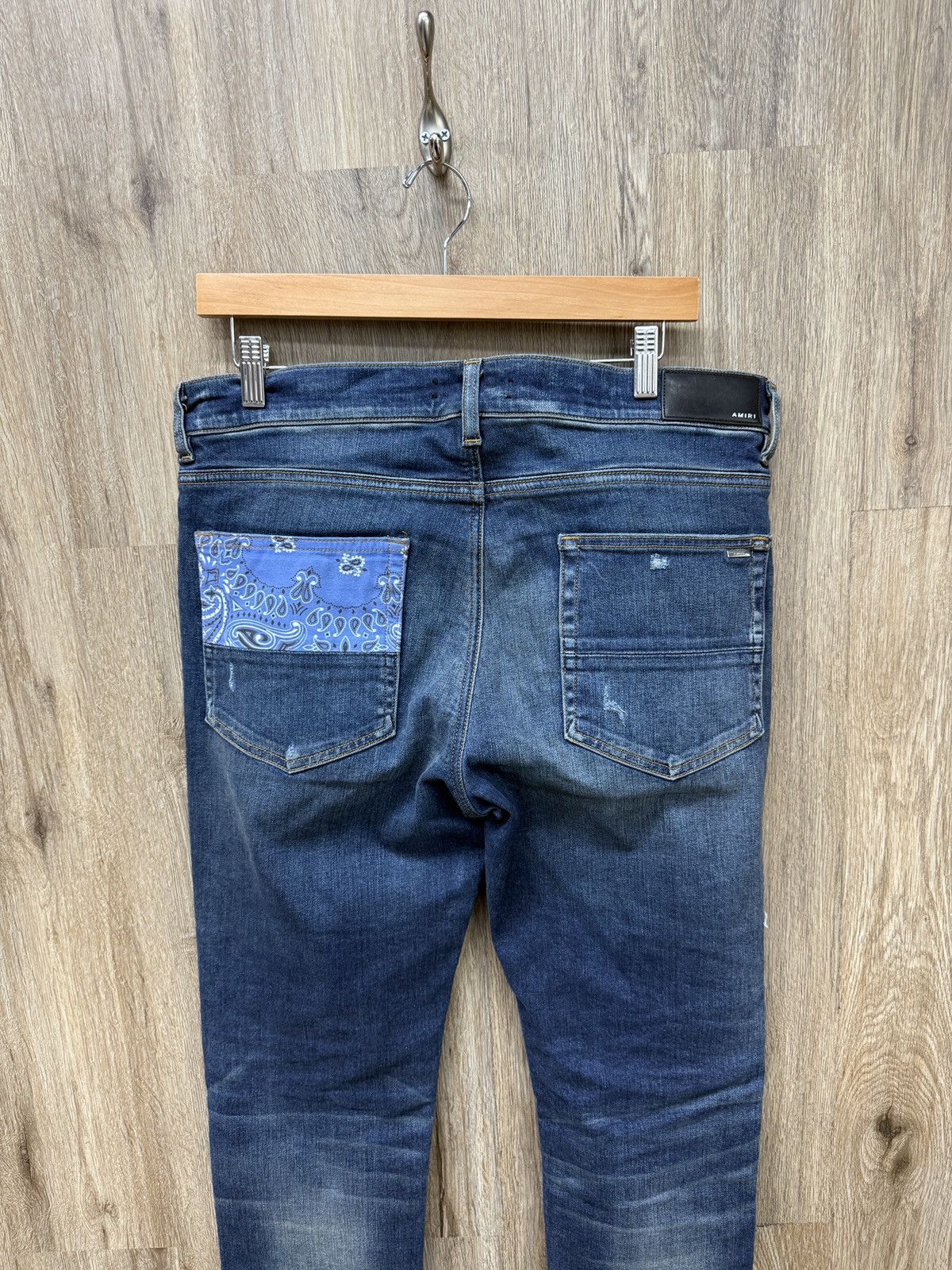 Amiri Amiri Blue Jeans Bandana Patch Size US 36 / EU 52 - 8 Thumbnail
