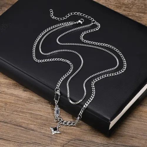 Handmade × Jewelry × Vintage Black Star Charm Choker Necklaces Size ONE SIZE - 2 Thumbnail