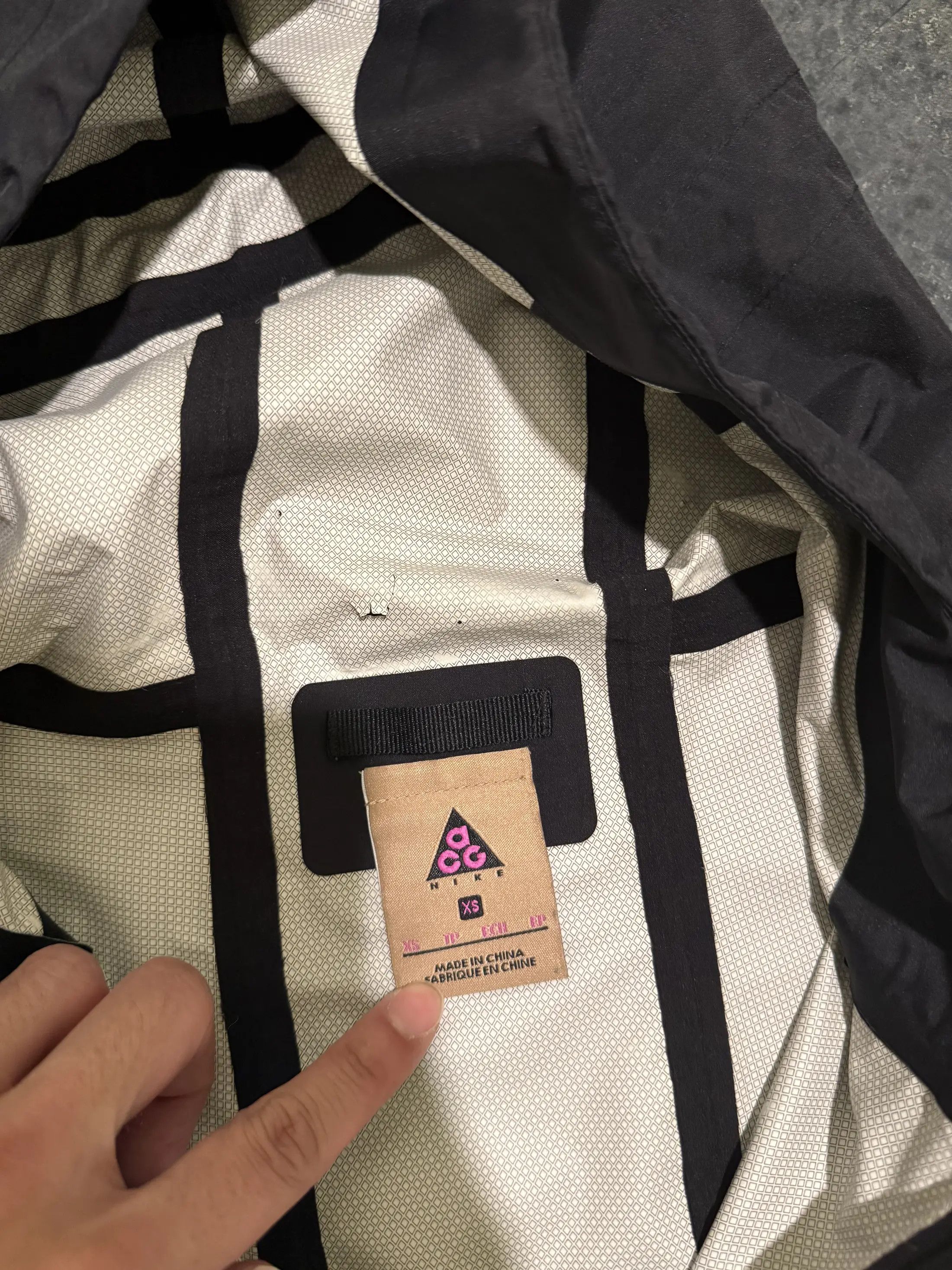 Nike ACG ACG Windbreaker - Black/Grey Size US XS / EU 42 / 0 - 3 Thumbnail