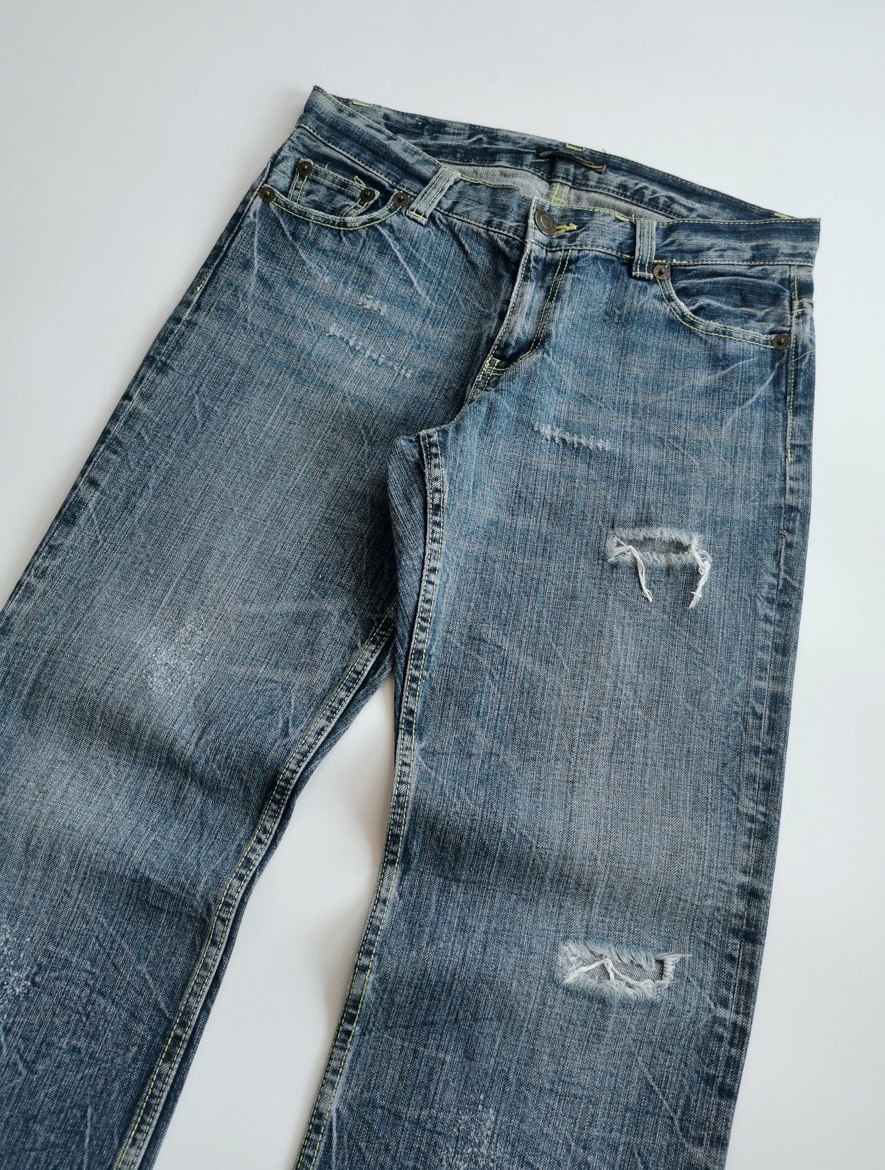 If Six Was Nine Oririn Japan ASOP8.002 Distressed Jeans Size US 32 / EU 48 - 4 Thumbnail