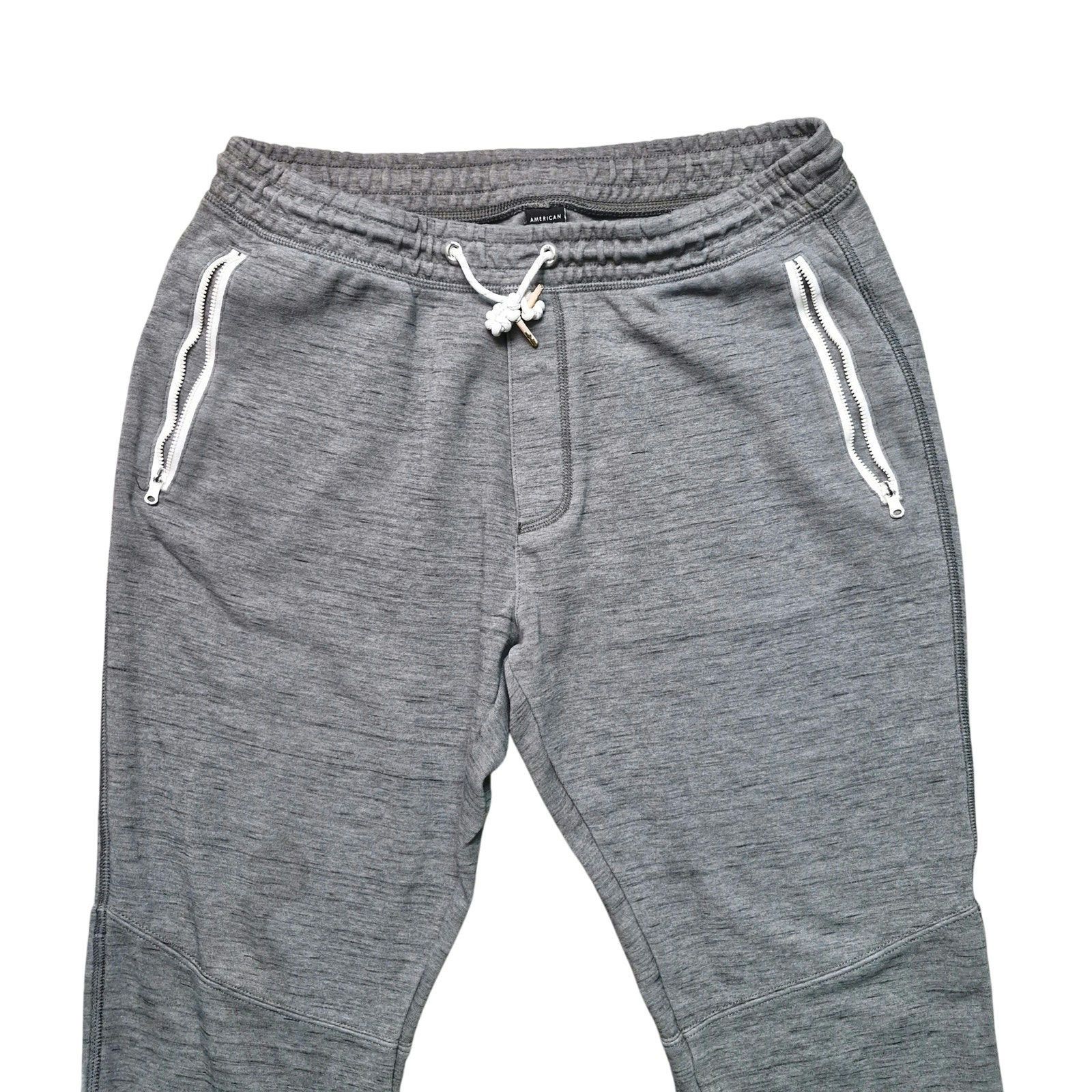 American Eagle Outfitters American Eagle Men's Training Jogger Gray Sweatpants Size L Size US 34 / EU 50 - 2 Thumbnail