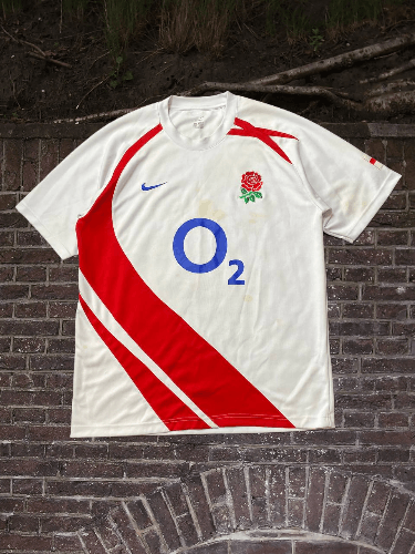 Nike Nike ENGLAND RUGBY O2 Jersey Size US XL / EU 56 / 4 - 1 Thumbnail