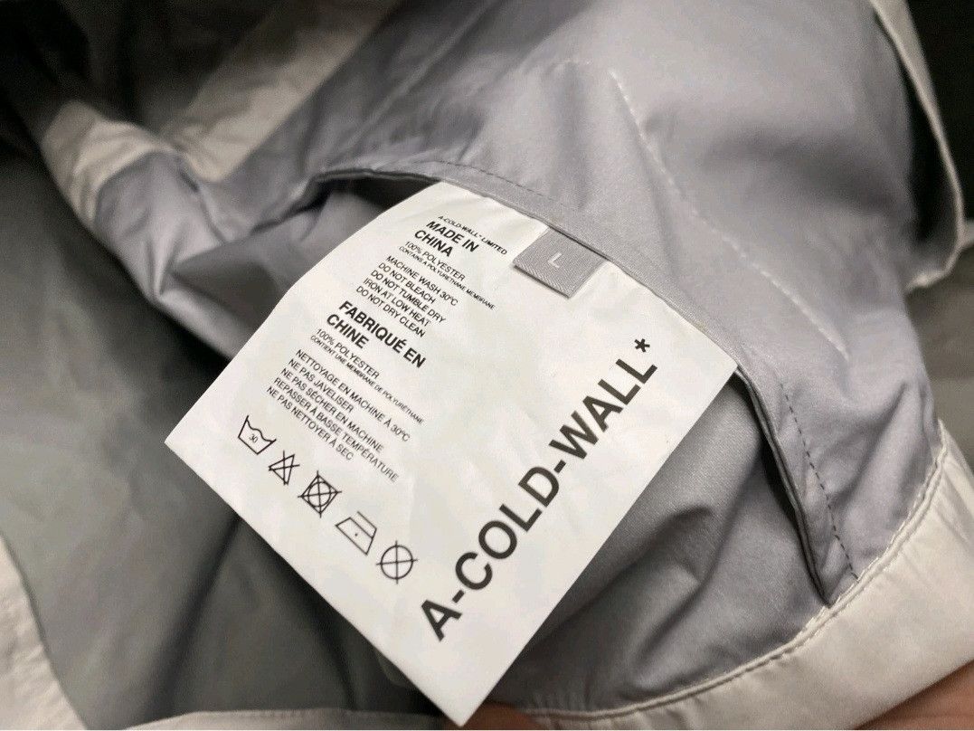 A-COLD-WALL* A-Cold-Wall Tech Shell Jacket White Olive Grey Size Large Size US L / EU 52-54 / 3 - 8 Thumbnail