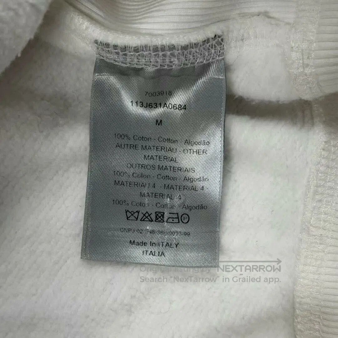 Dior white hooded sweatshirt with towel print. Size US M / EU 48-50 / 2 - 4 Thumbnail