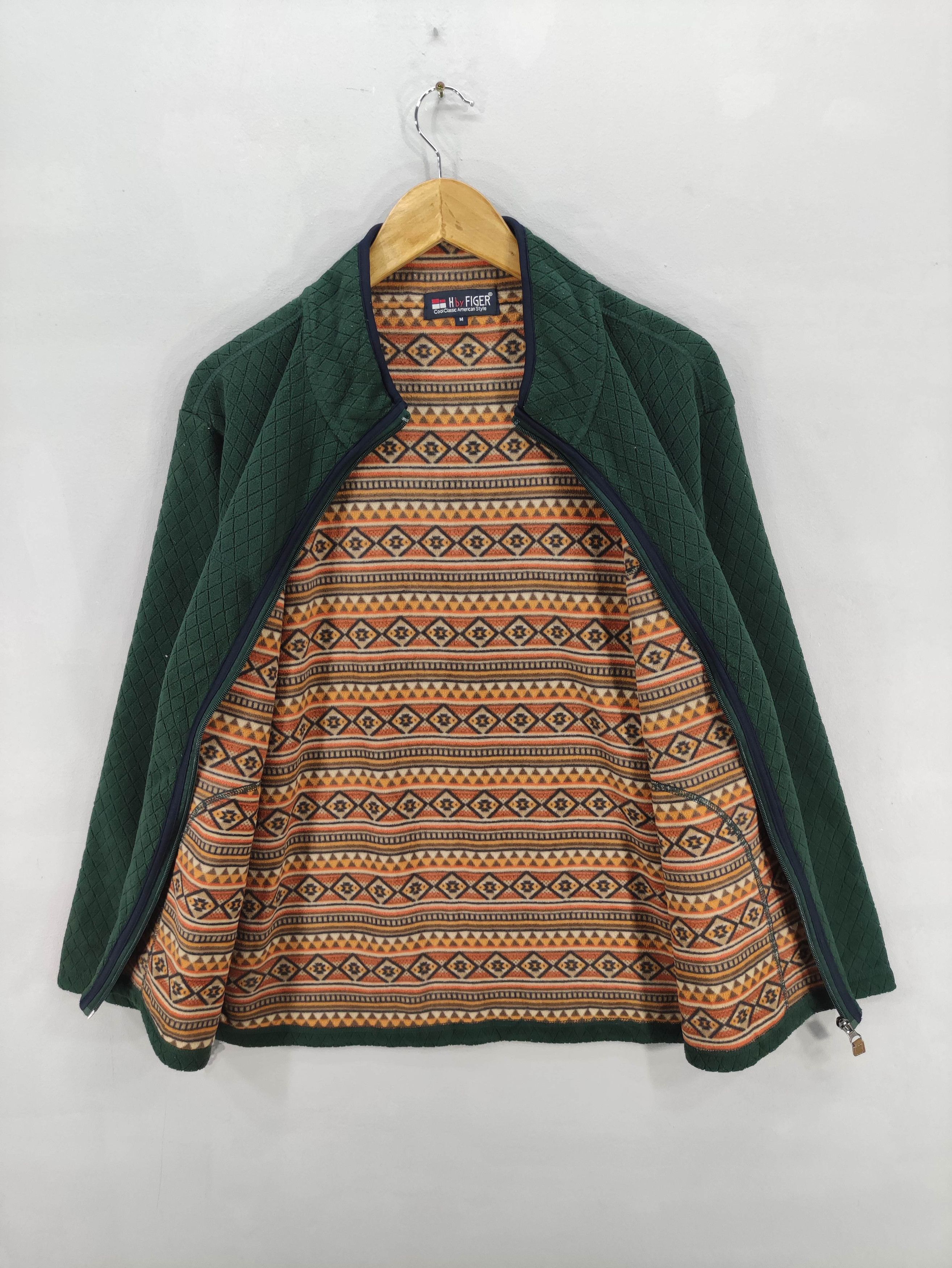 Tommy Hilfiger Vintage Hbyfiger By Tommy Hilfiger Quilted Sweater Jacket Size US M / EU 48-50 / 2 - 5 Thumbnail