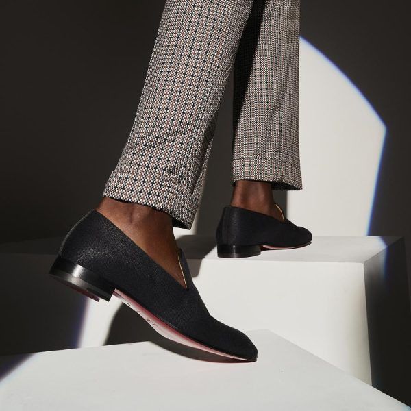 Christian Louboutin o1s1wg110125 Moccasins Loafers in Black Size US 10 / EU 43 - 5 Thumbnail