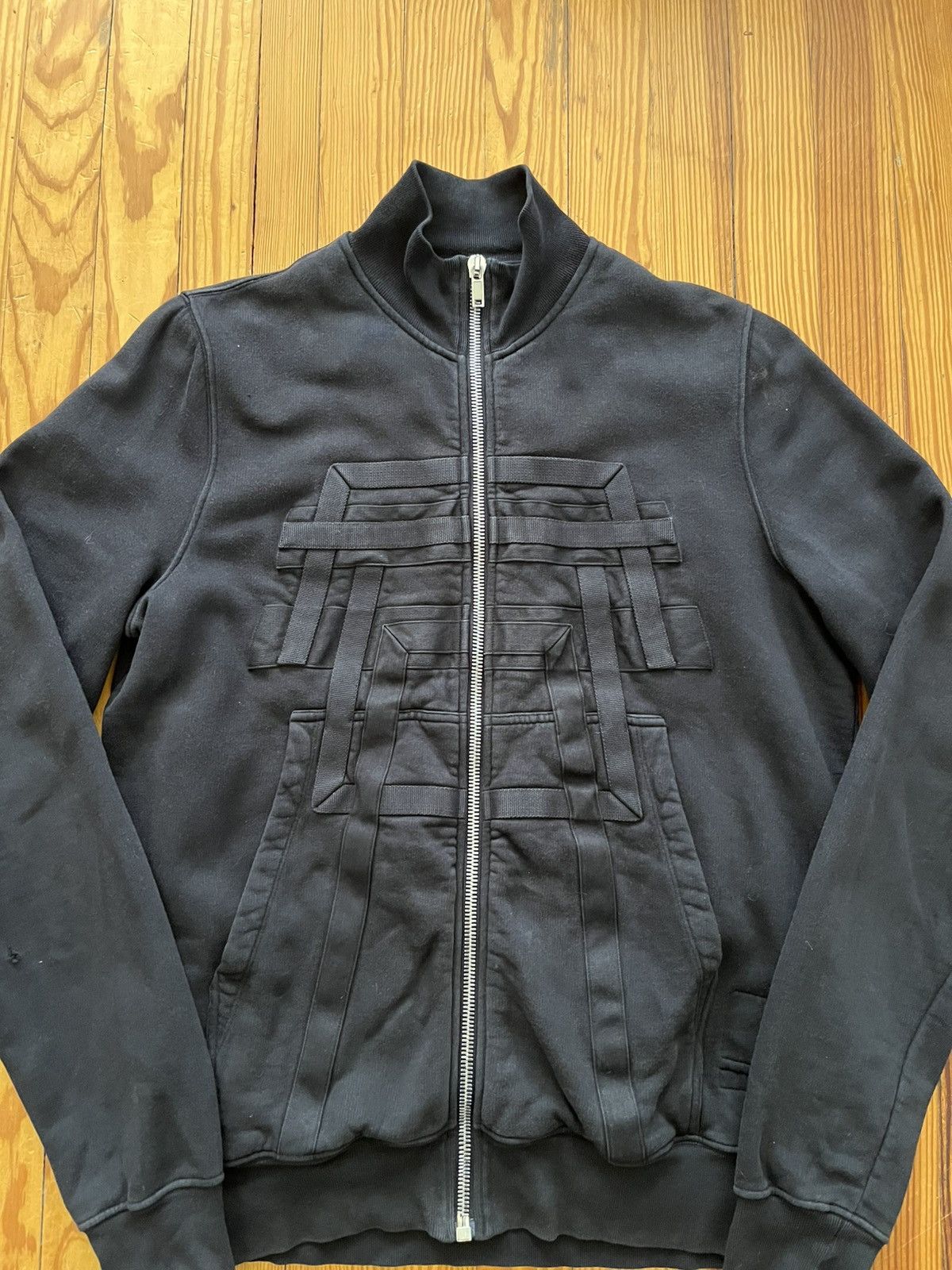 Rick Owens Drkshdw Rick Owens Drkshdw Bomber Track Jacket TECUATL Black Size US M / EU 48-50 / 2 - 2 Thumbnail