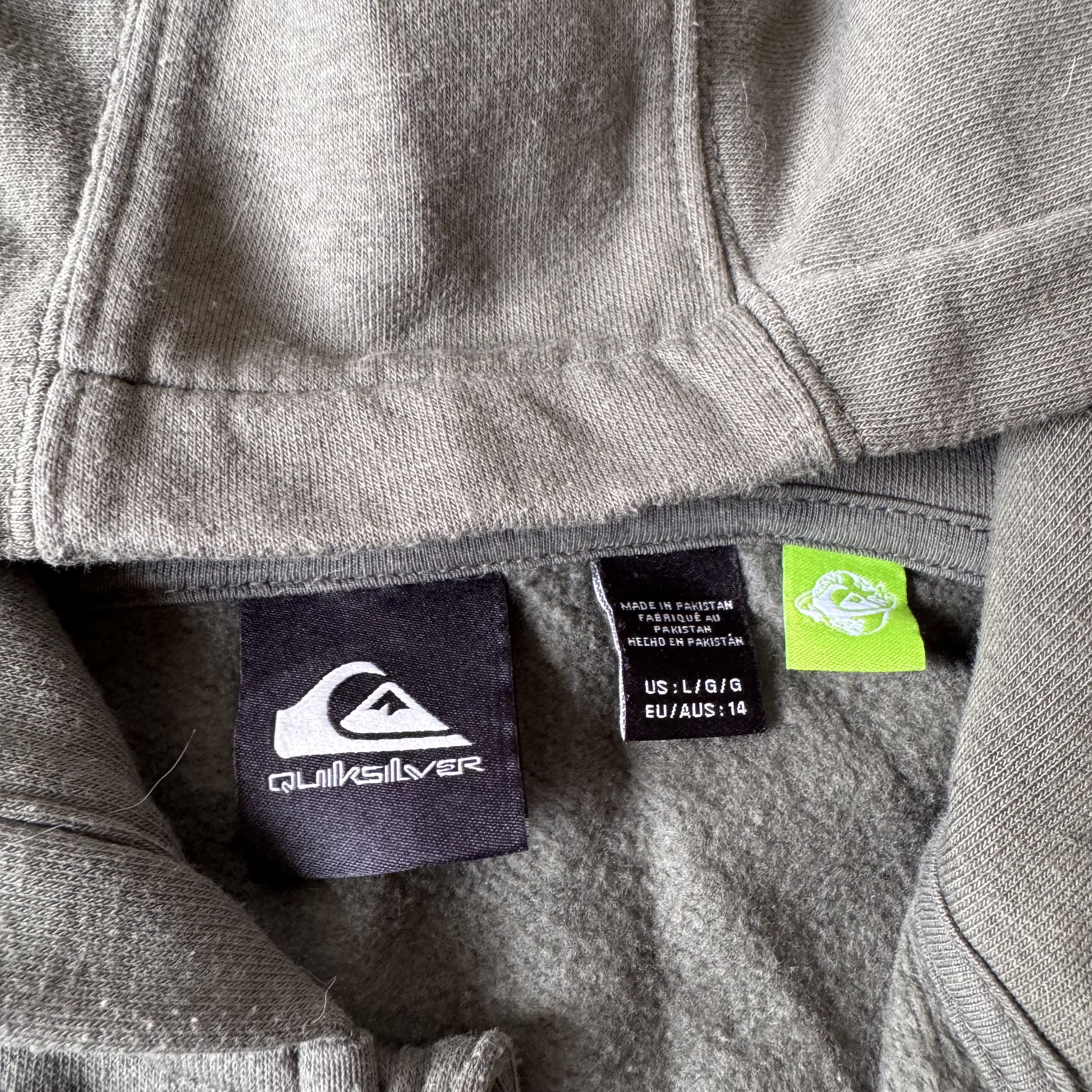 Quiksilver Vintage y2k quiksilver zip up hoodie surfer skater summer Size US S / EU 44-46 / 1 - 3 Thumbnail