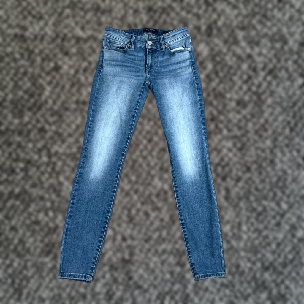 Lucky Brand Lucky Brand Jeans Women's 2/26 Blue Denim Regular Fit Low Rise Skinny Stella Size 30" / US 8 / IT 44 - 1 Thumbnail