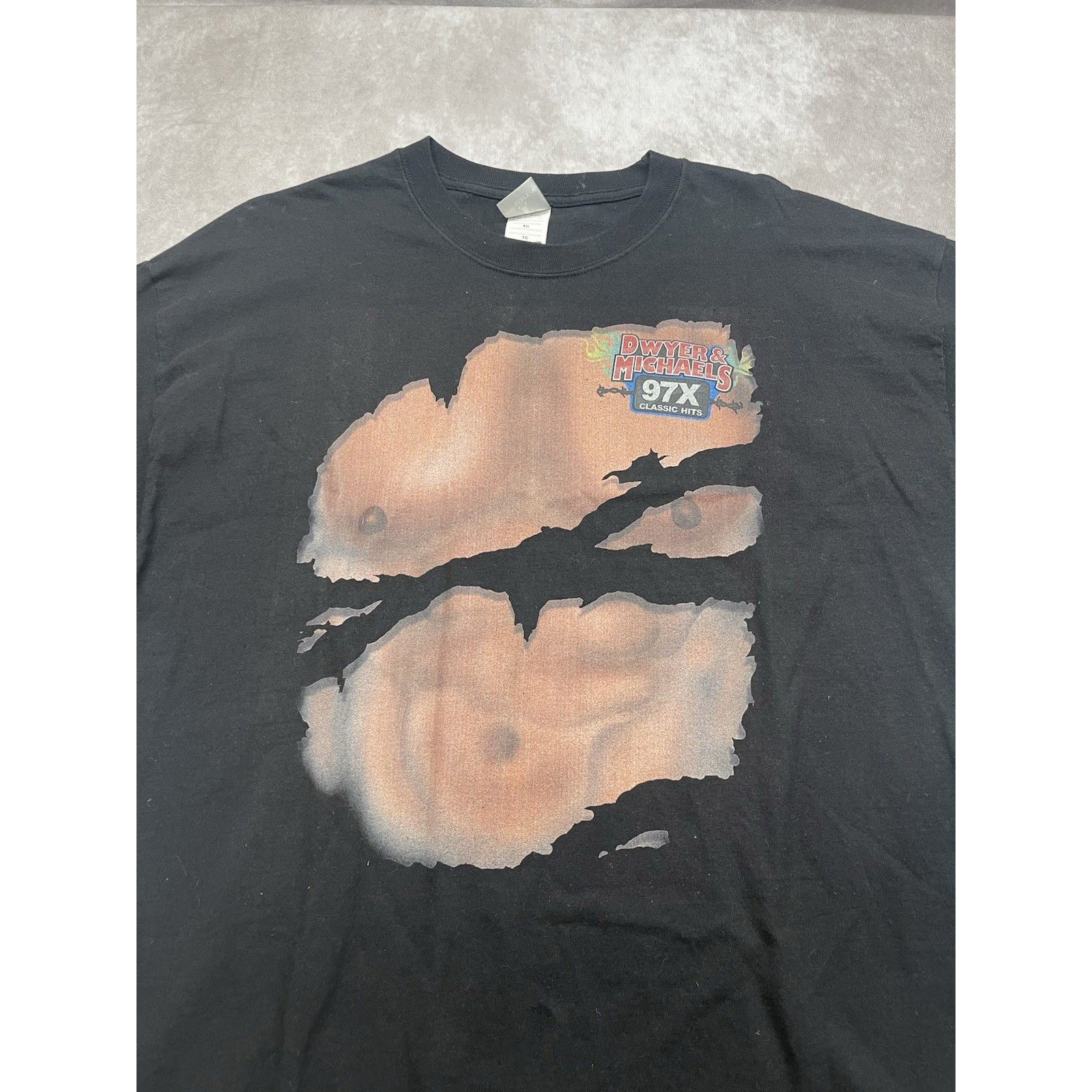 Other Dwyer & Michaels 97X Classic Hits Radio T-Shirt XL Nude Ches Size US XL / EU 56 / 4 - 1 Thumbnail