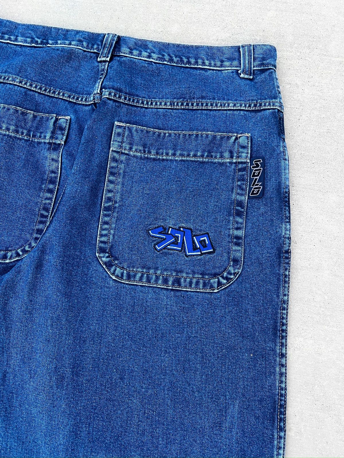 JNCO × Southpole × Vintage Rare Sidetab Solo Semore Blockletter Jeans JNCO Size US 40 / EU 56 - 2 Thumbnail
