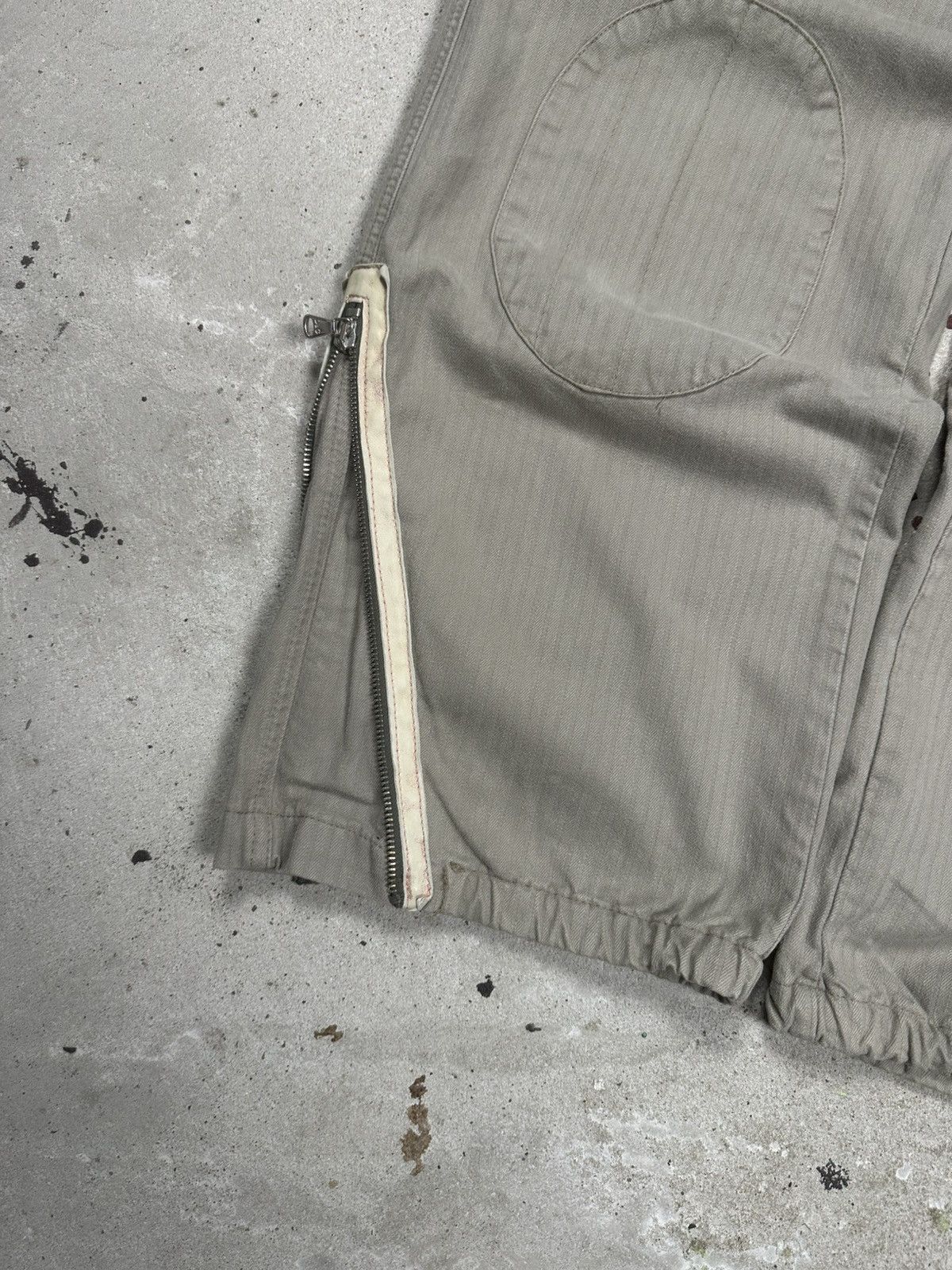 Dolce & Gabbana 2003 Dolce & Gabbana Baggy Loose Cargo Pants Studs Patched Size US 34 / EU 50 - 4 Thumbnail
