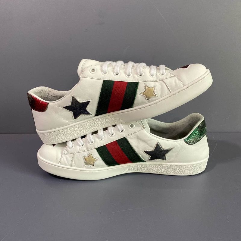Gucci Gucci ACE Star Fashion Sneakers for Men -2508 Size US 9.5 / EU 42-43 - 8 Thumbnail